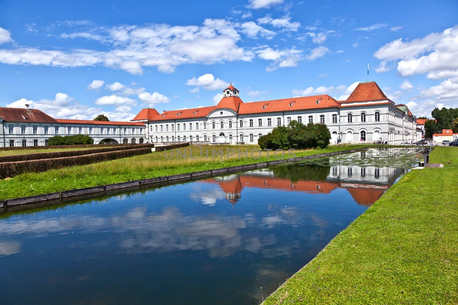 park in nymphenburg castle, munich