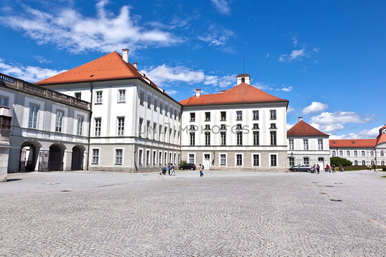 park in nymphenburg castle, munich