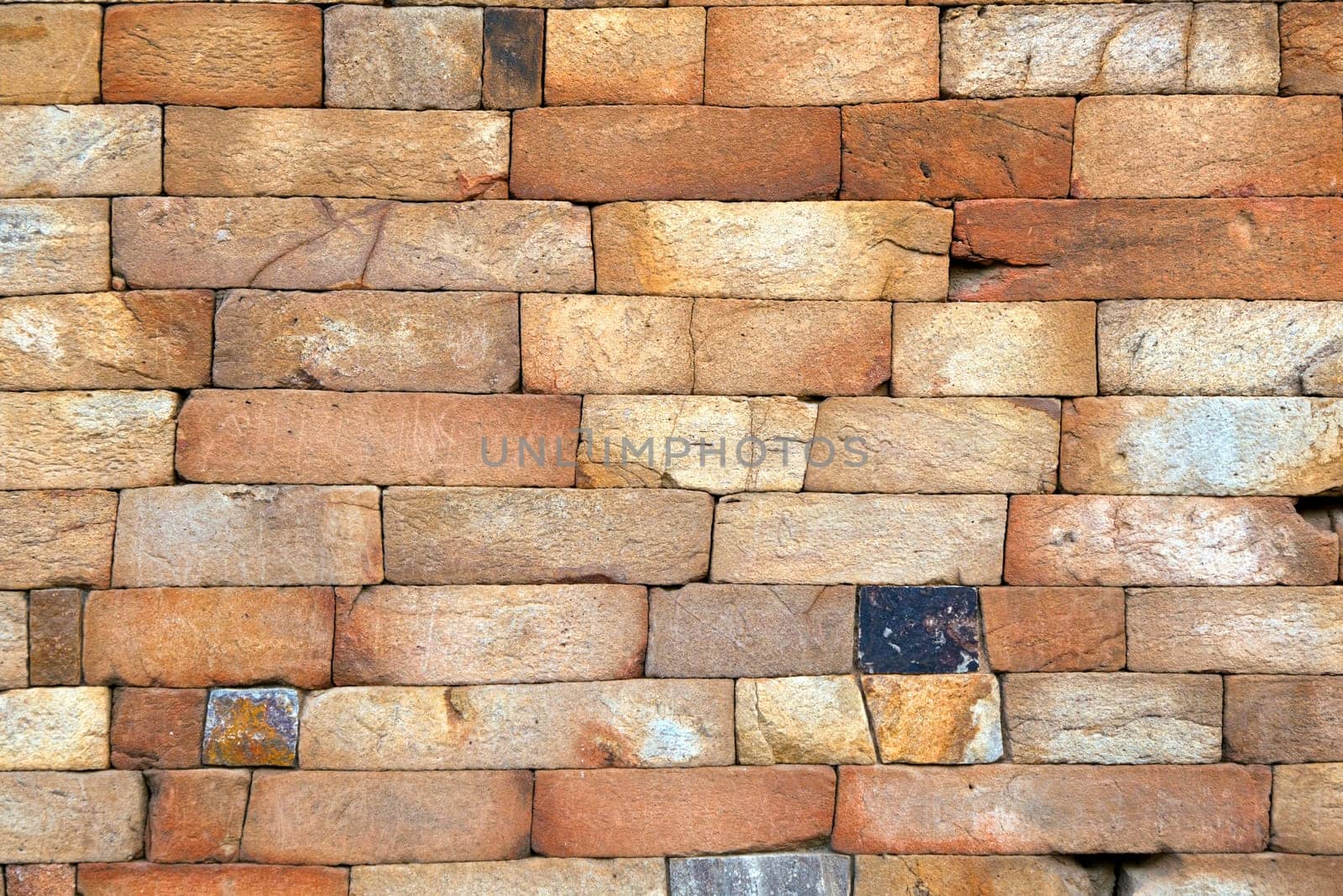 seamless bricks of an historic building QTAB Minar in Delhi