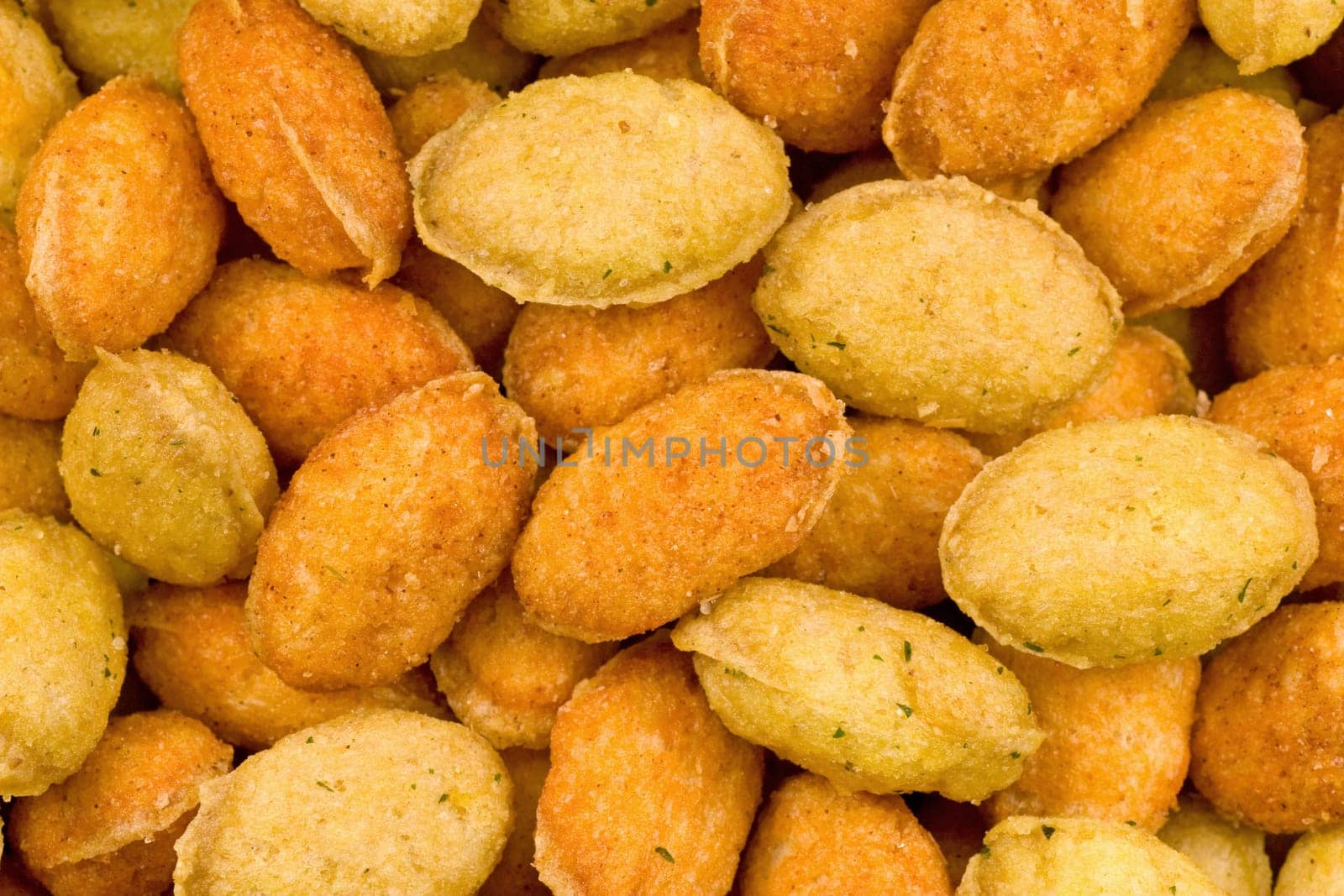 close-up shot of beer snacks, made from potatos