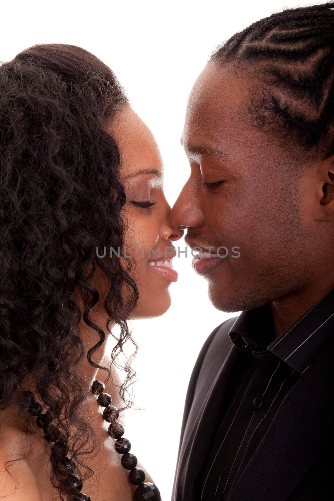 Loving couple looking at each other