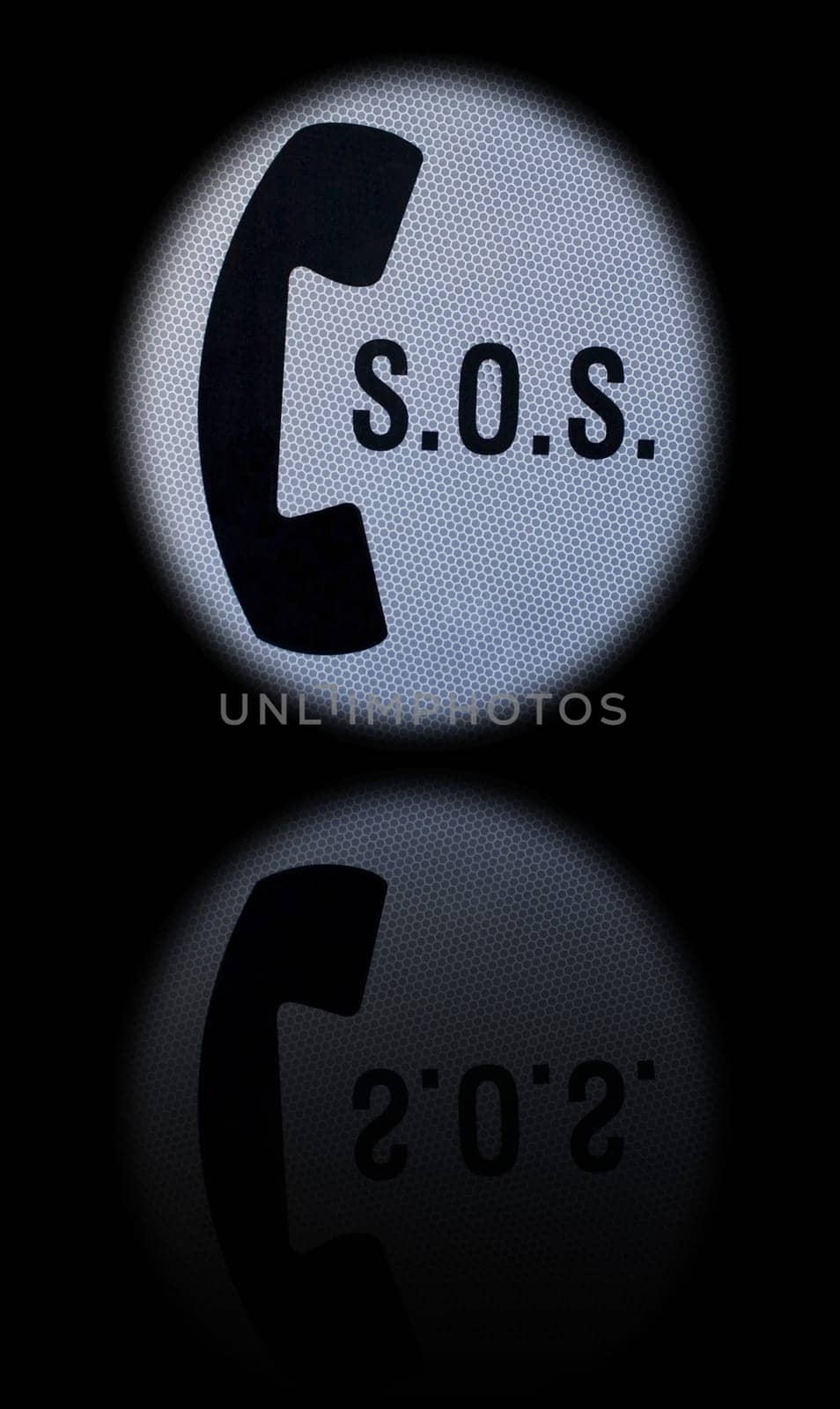 The symbol for emergency calls