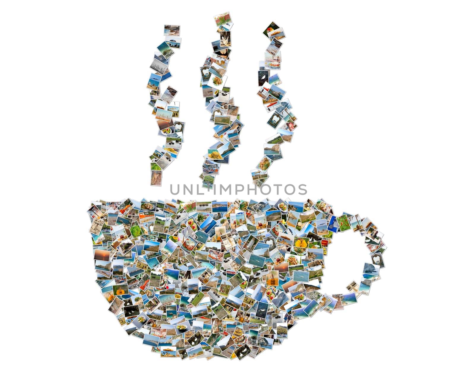 Coffee symbol isolated on a white background