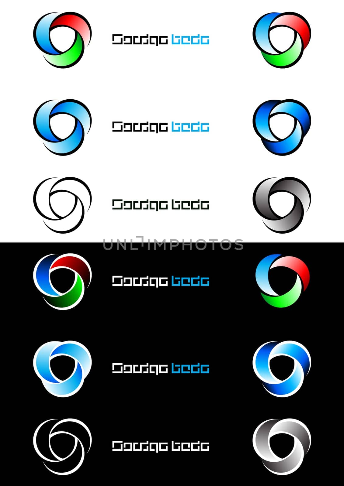 Graphic design element. Abstract button #2. Vector illustration.