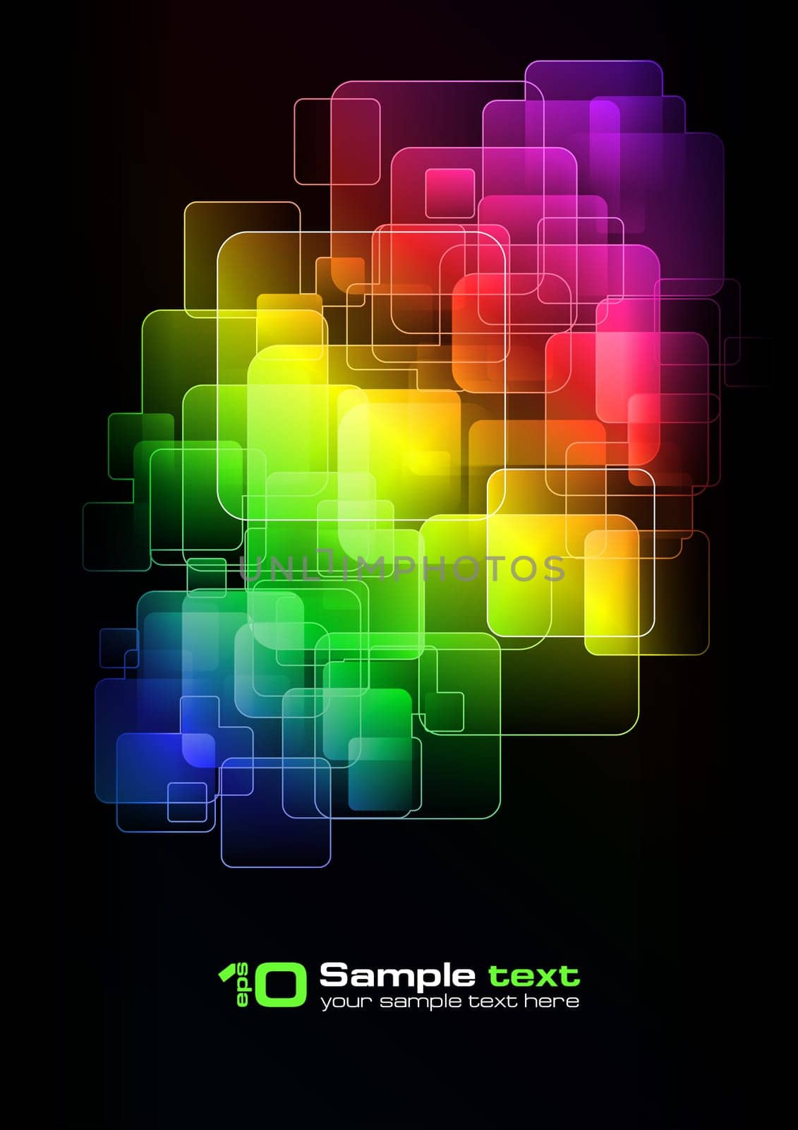 Abstract vector eps10 glowing background. For your design.