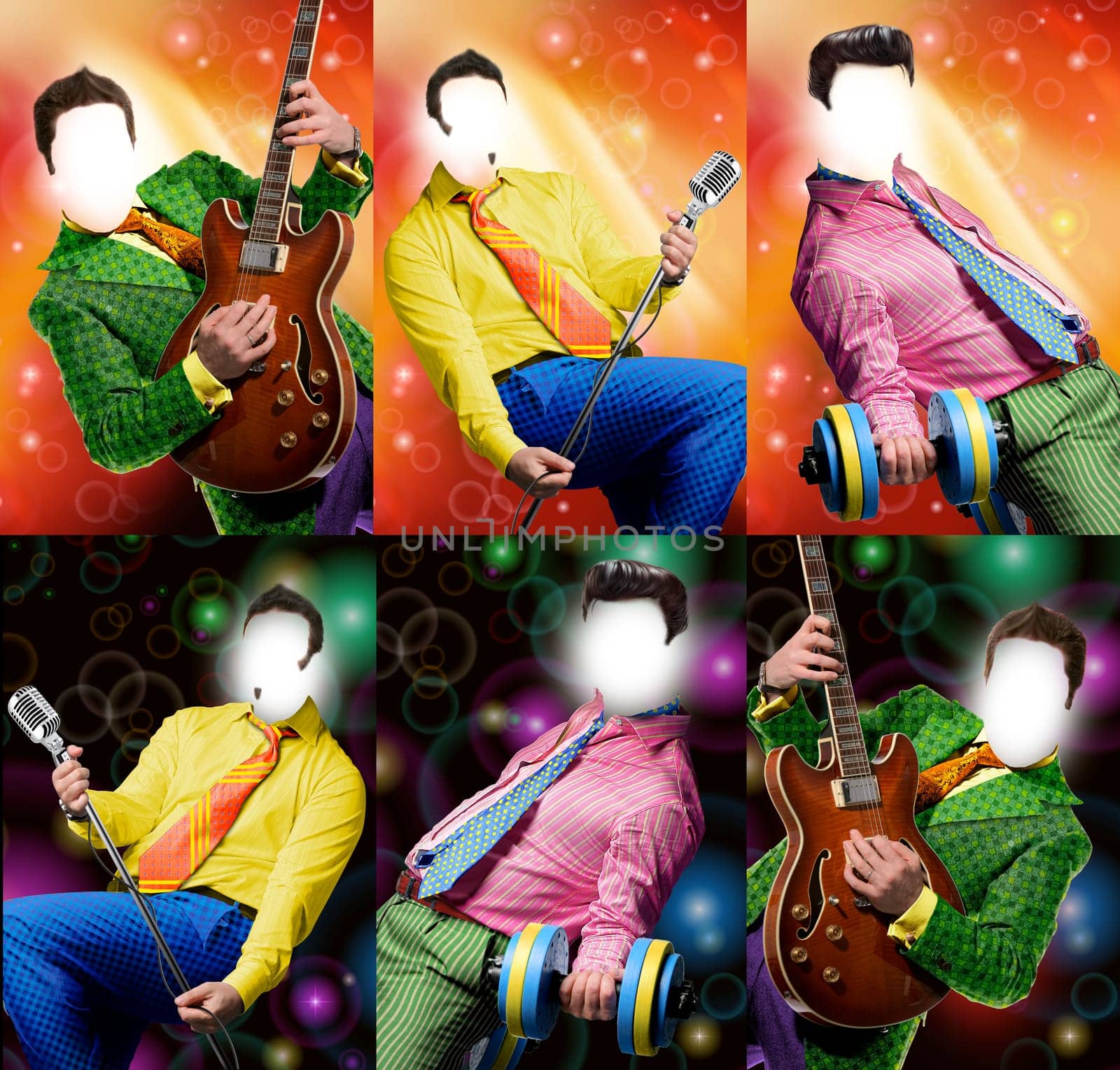 Glamour templates people for photo editing.
