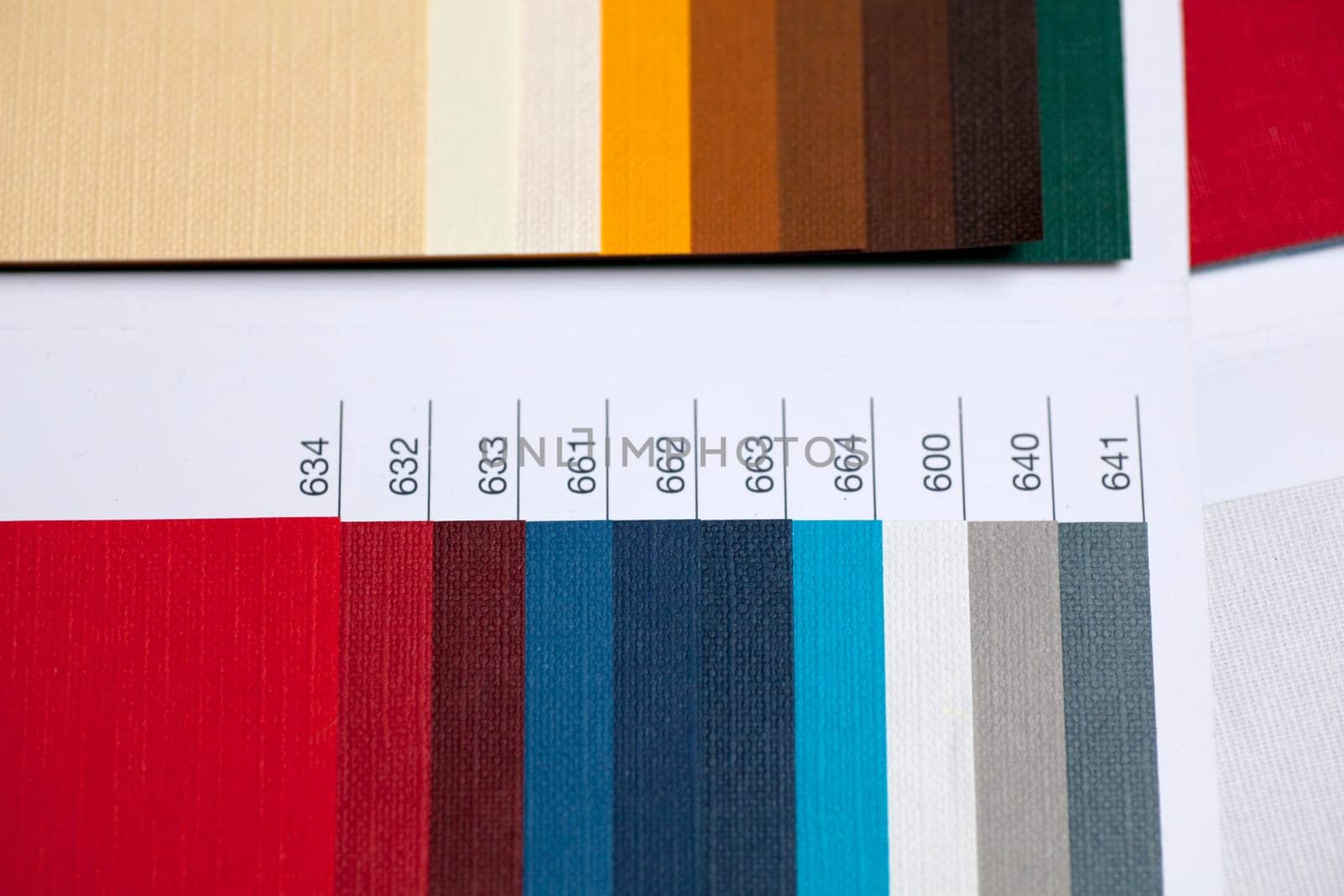 Color guide to match colors for printing