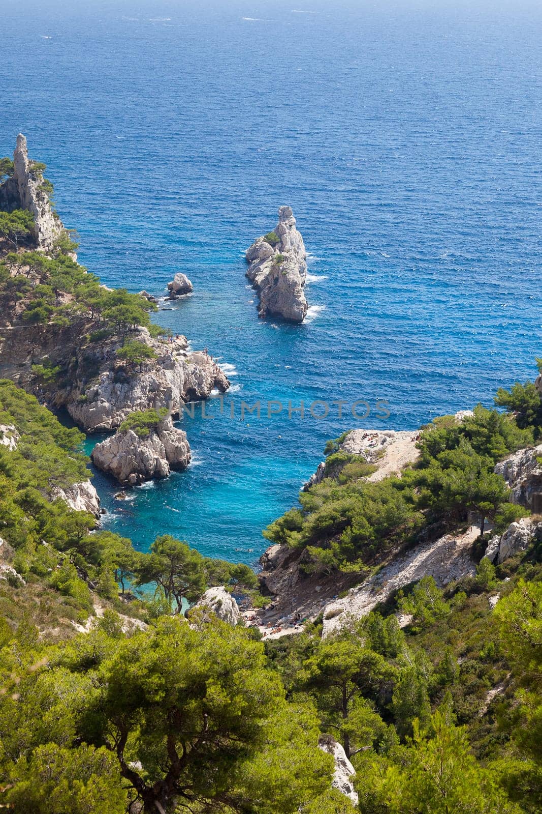 Calanques of Sugiton in Marseille  in France