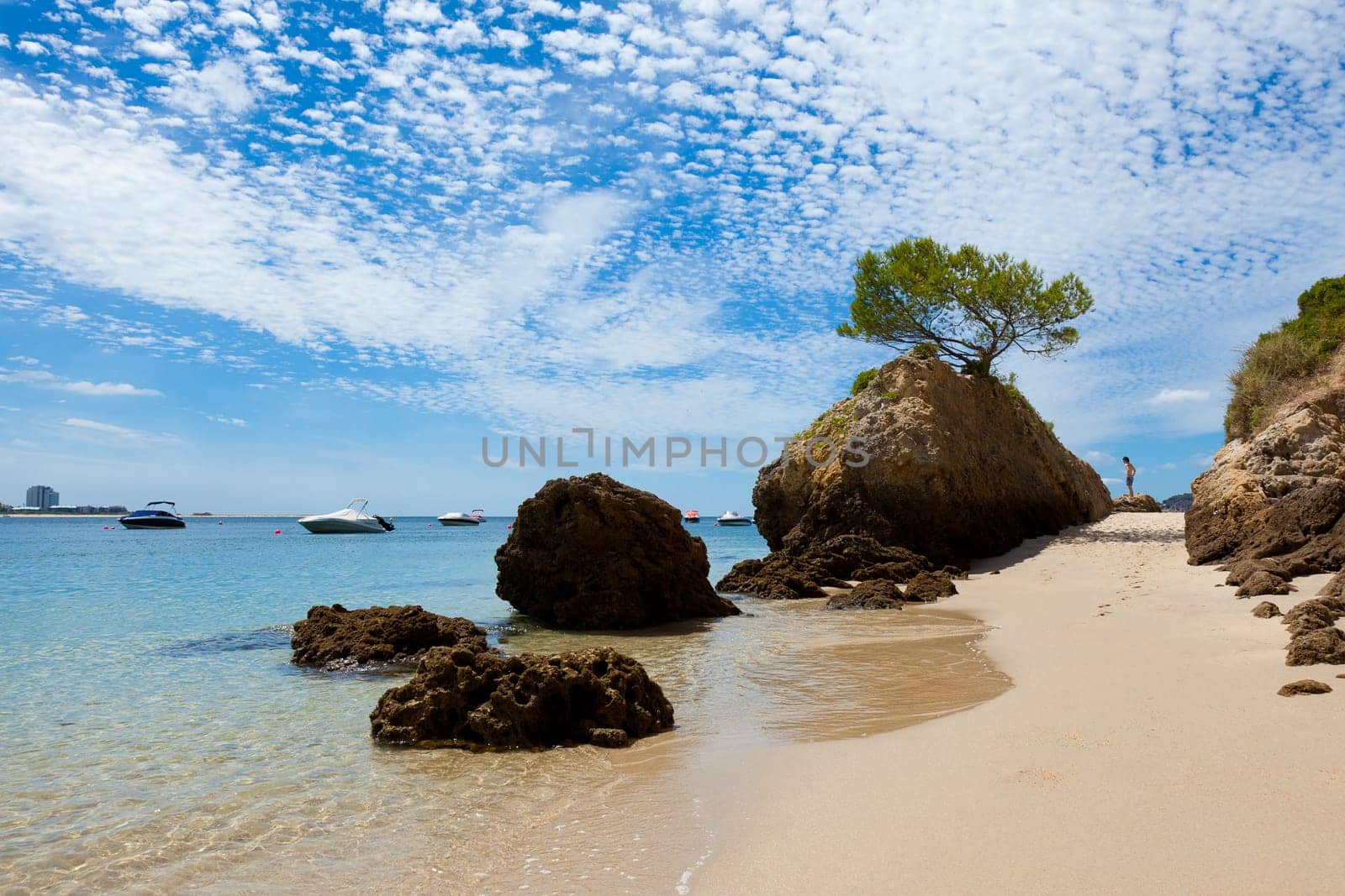 Beautiful beach of Setubal in Portugal