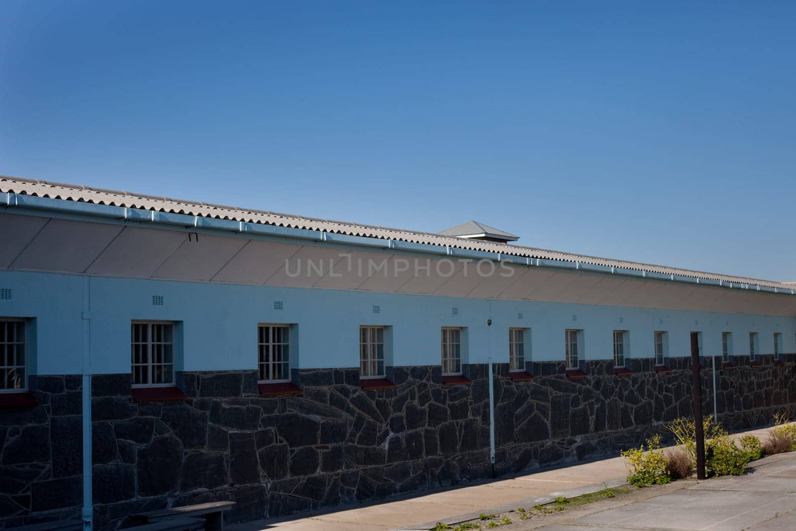 Nelson Mandela&#039 s Cell Block at Robben Island Prison