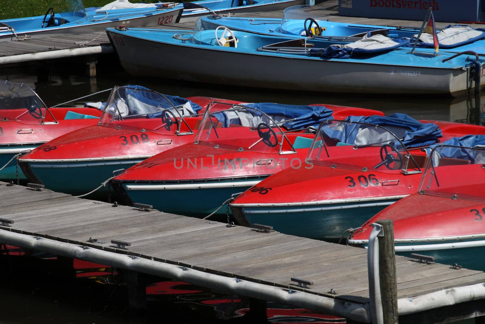 Pedal boats in Steinhude am Steinhuder Meer