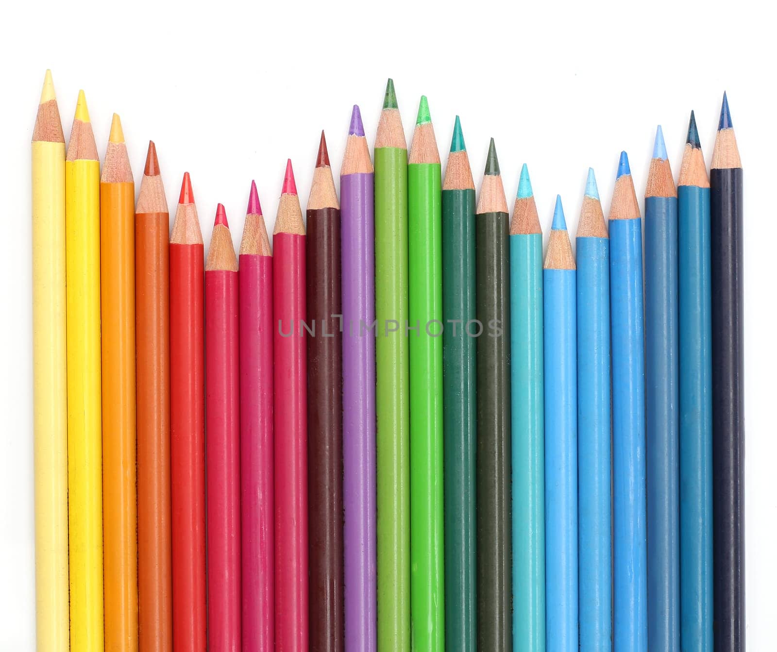 Group of color pencils