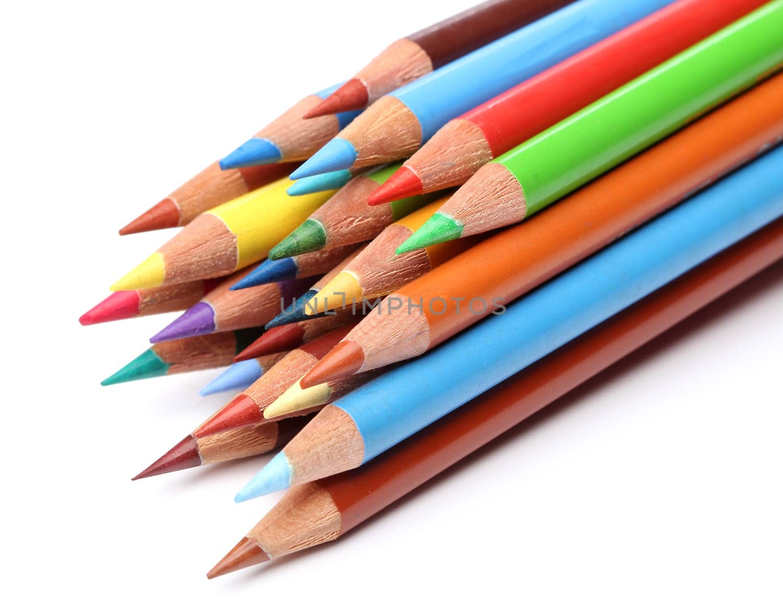 Group of color pencils