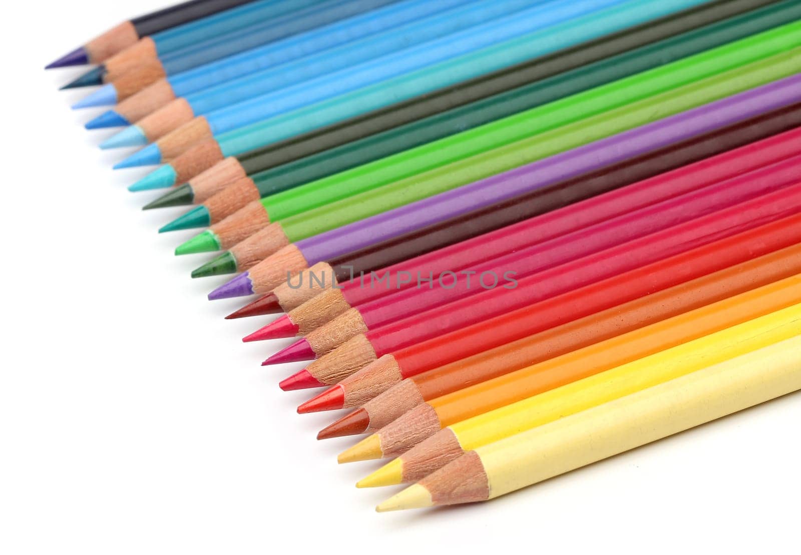 Group of color pencils