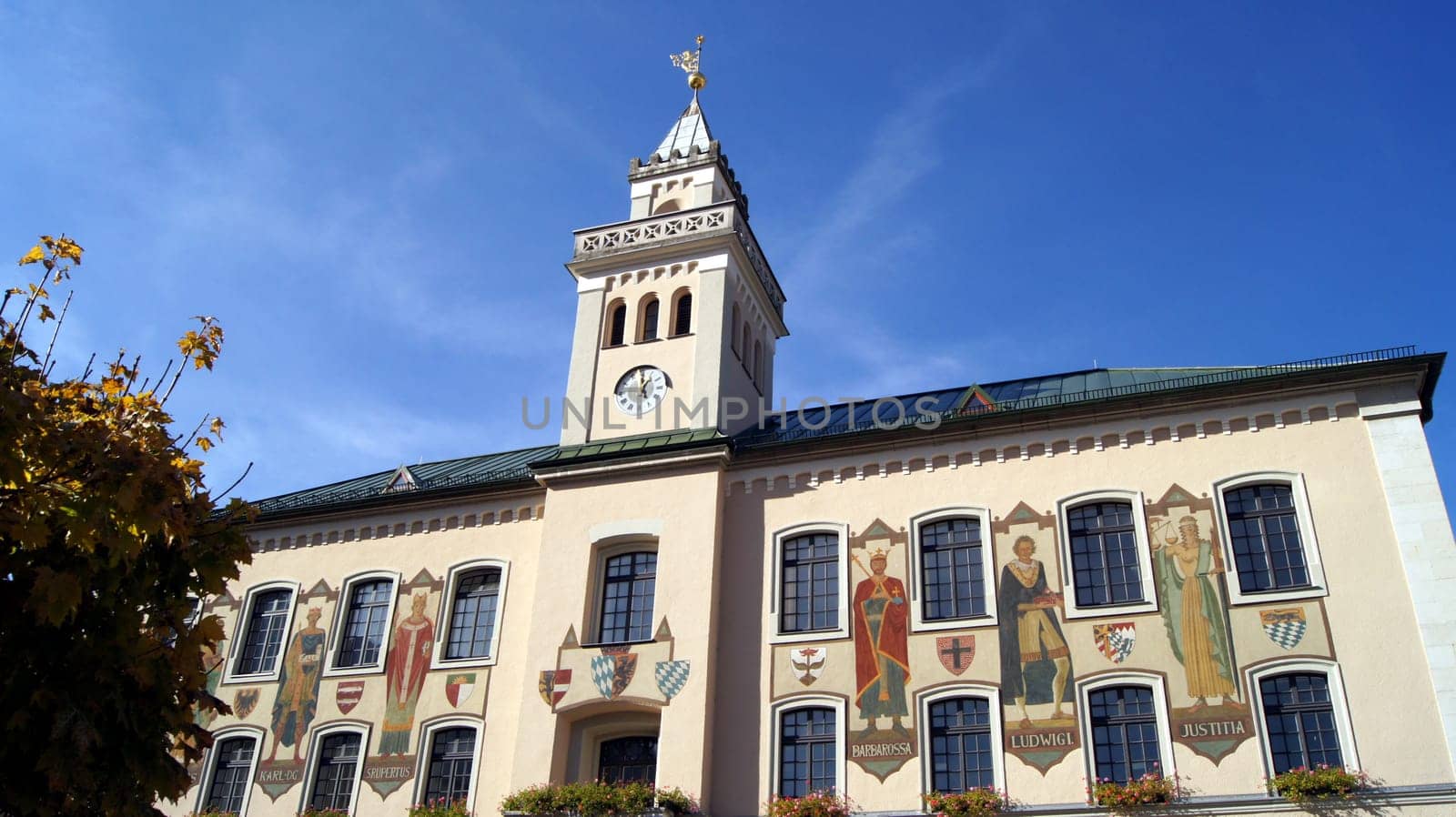 The old town hall in Bad Reichenhall,Berchtesgadener Land,Bavaria