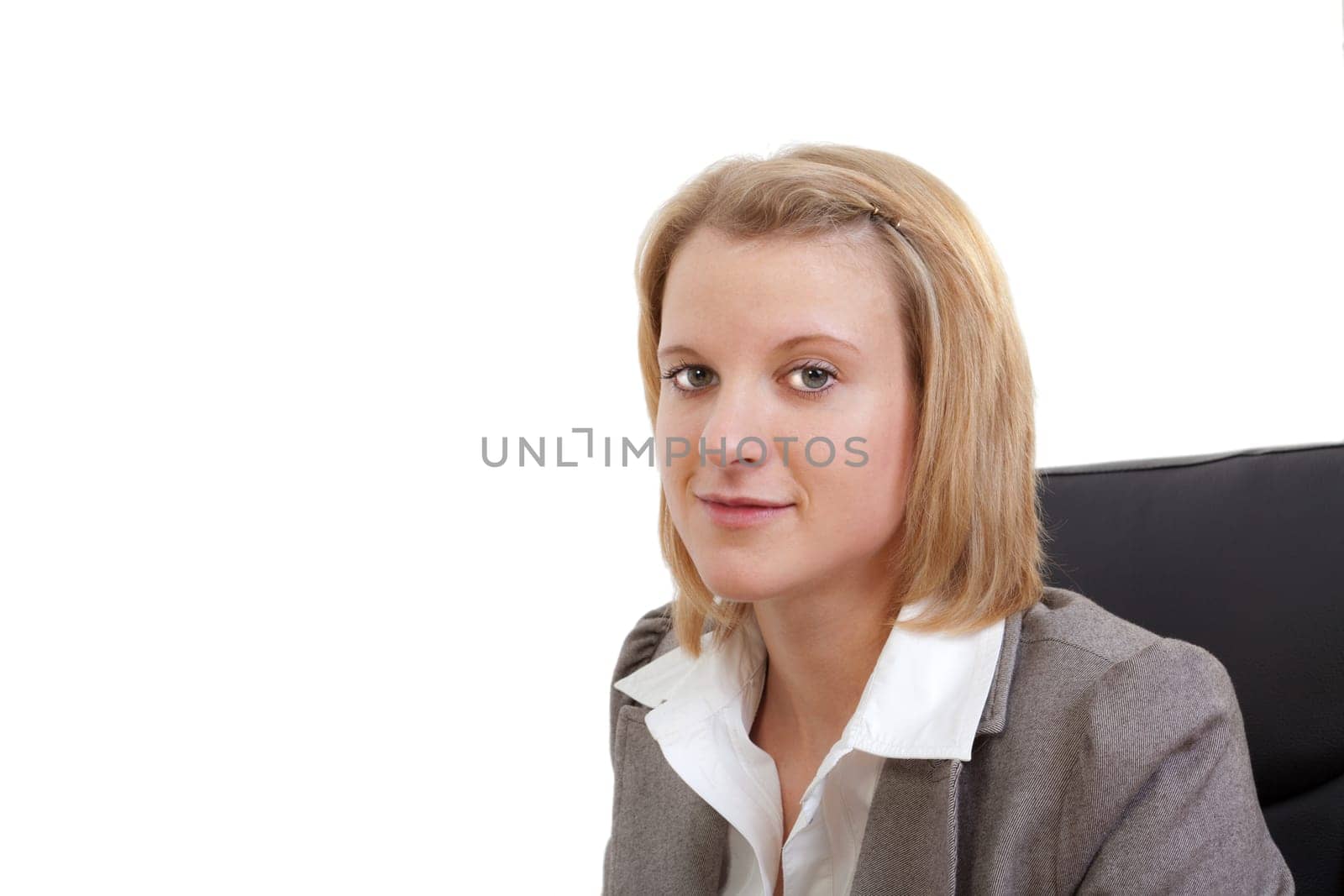 Portrait of a young thoughtful businesswoman