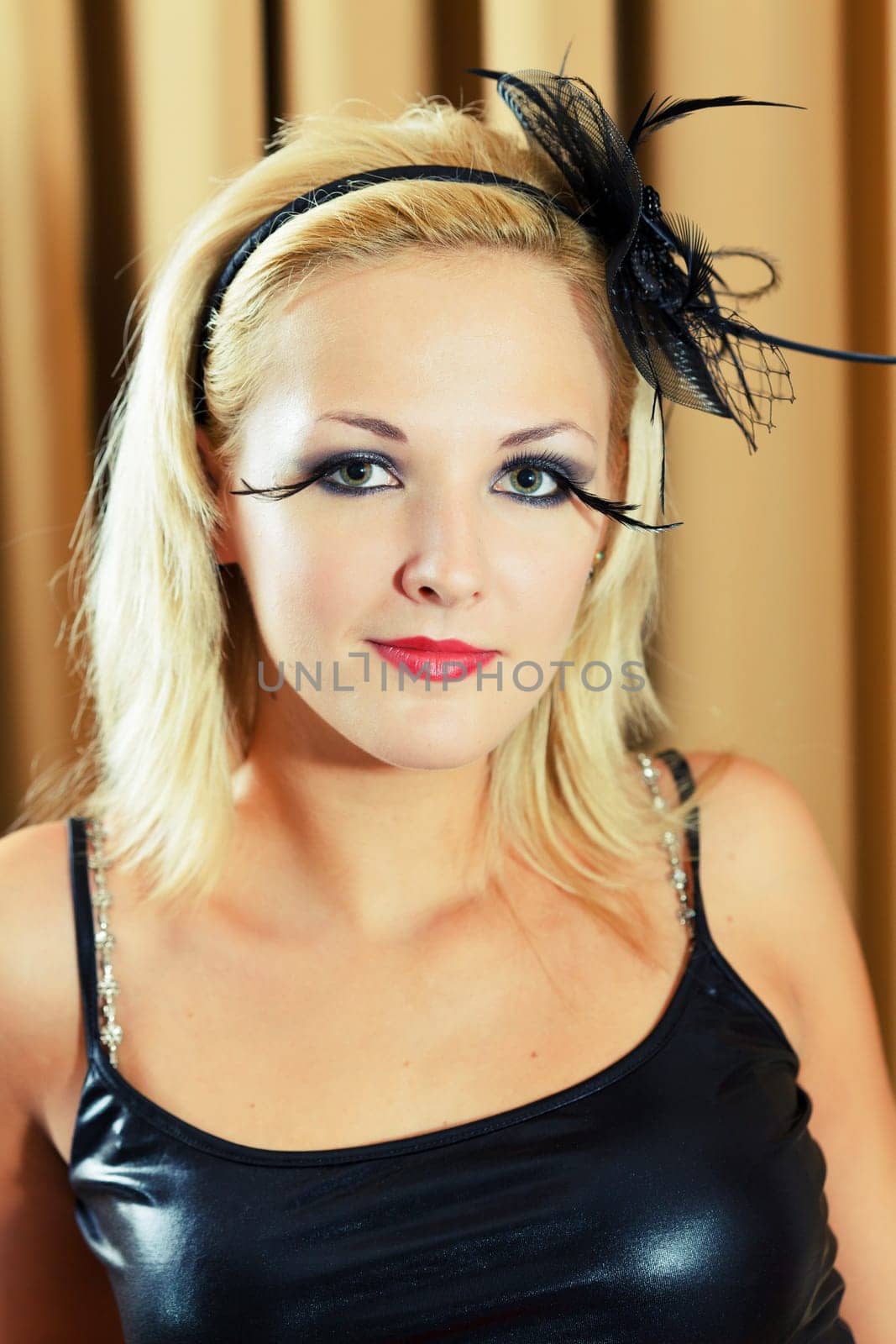 Fashion style portrait of a beautiful model