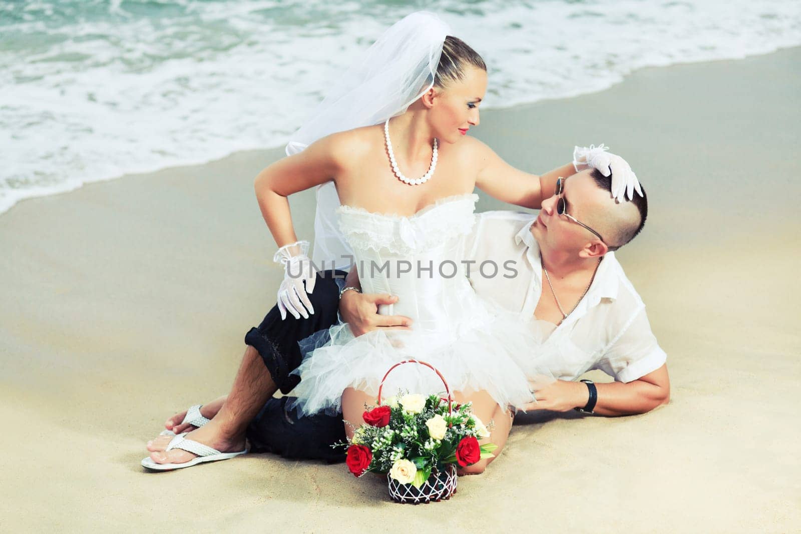 Wedding on the tropical beach