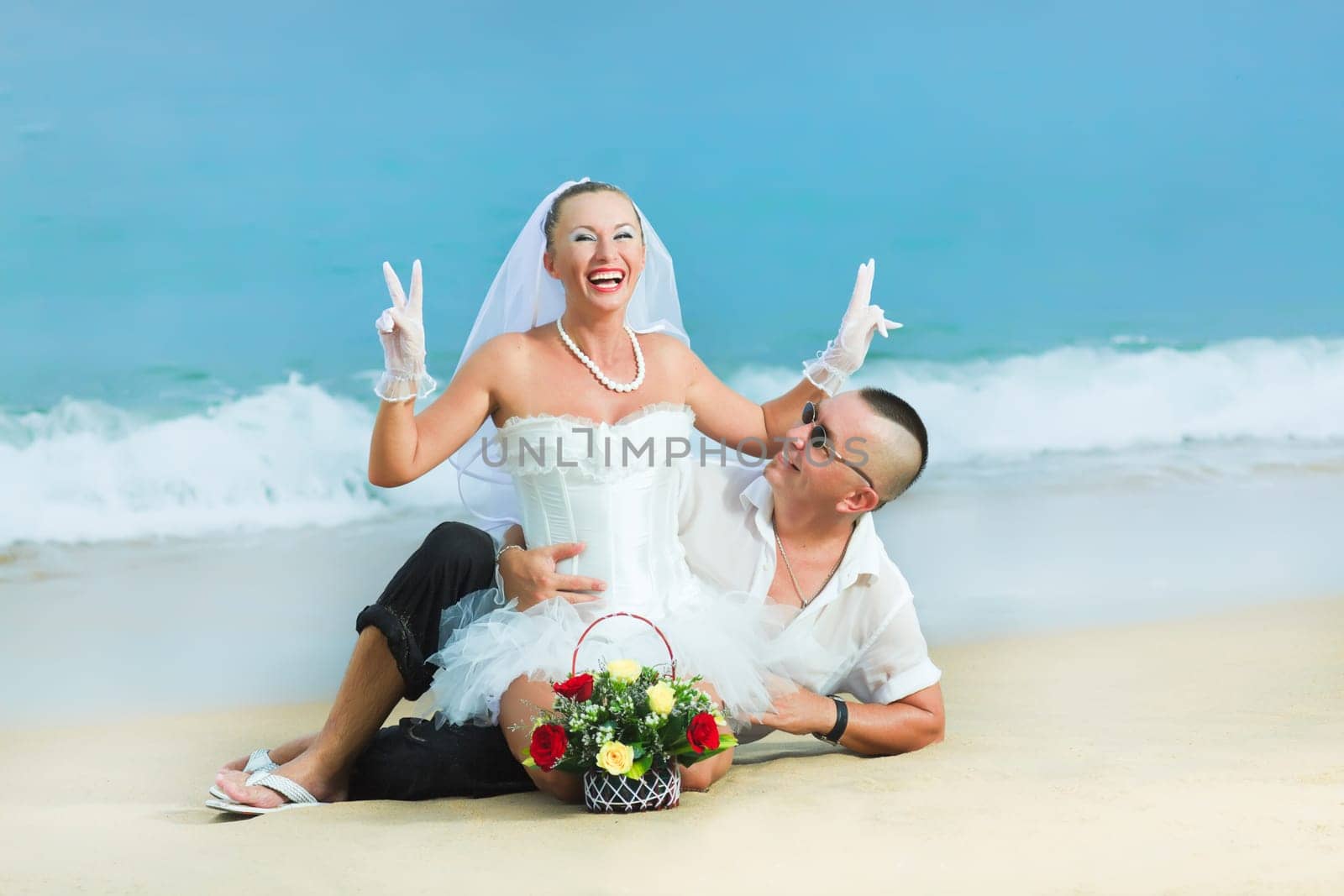 Wedding on the tropical beach