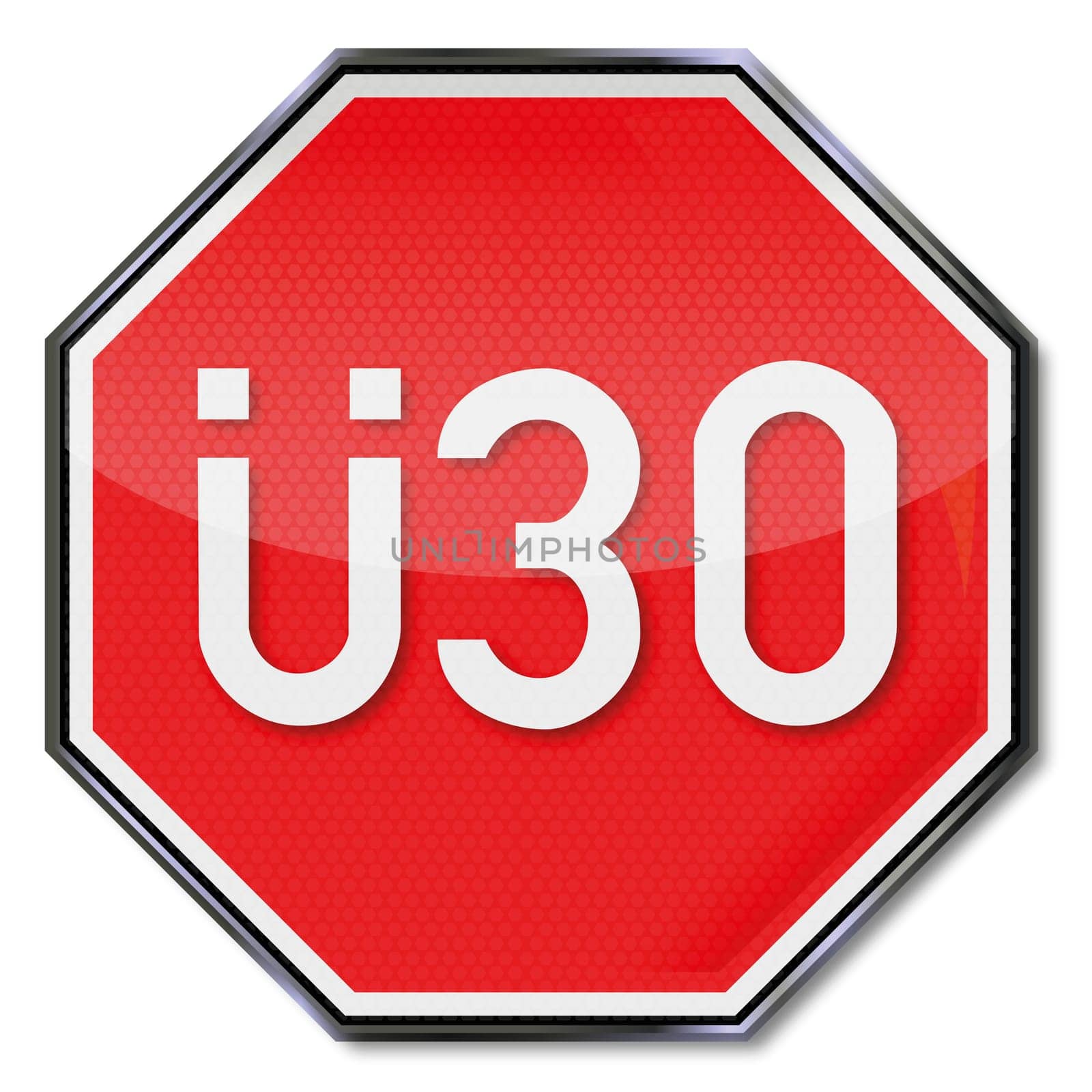Party sign over 30