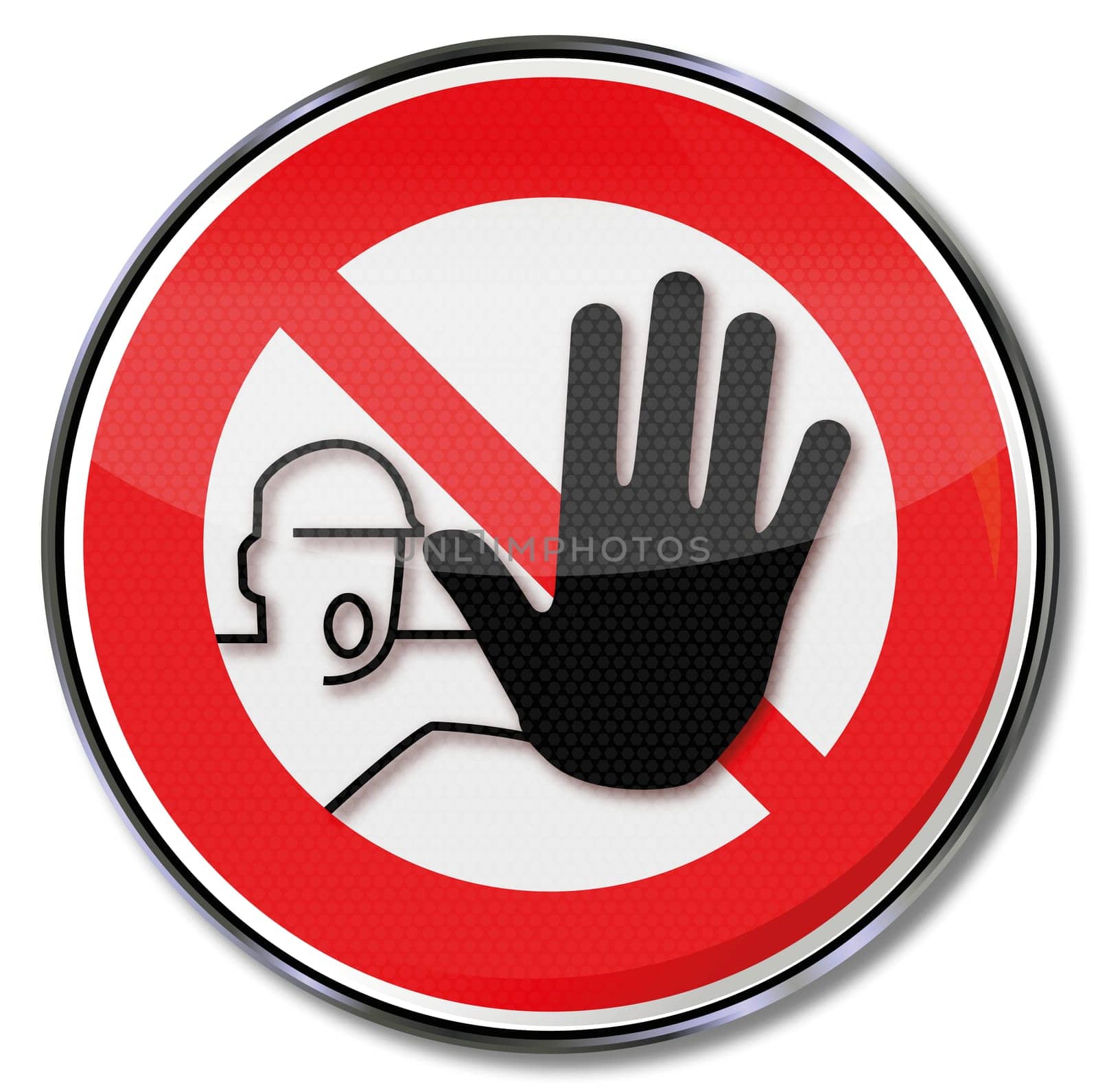 Mandatory sign no access
