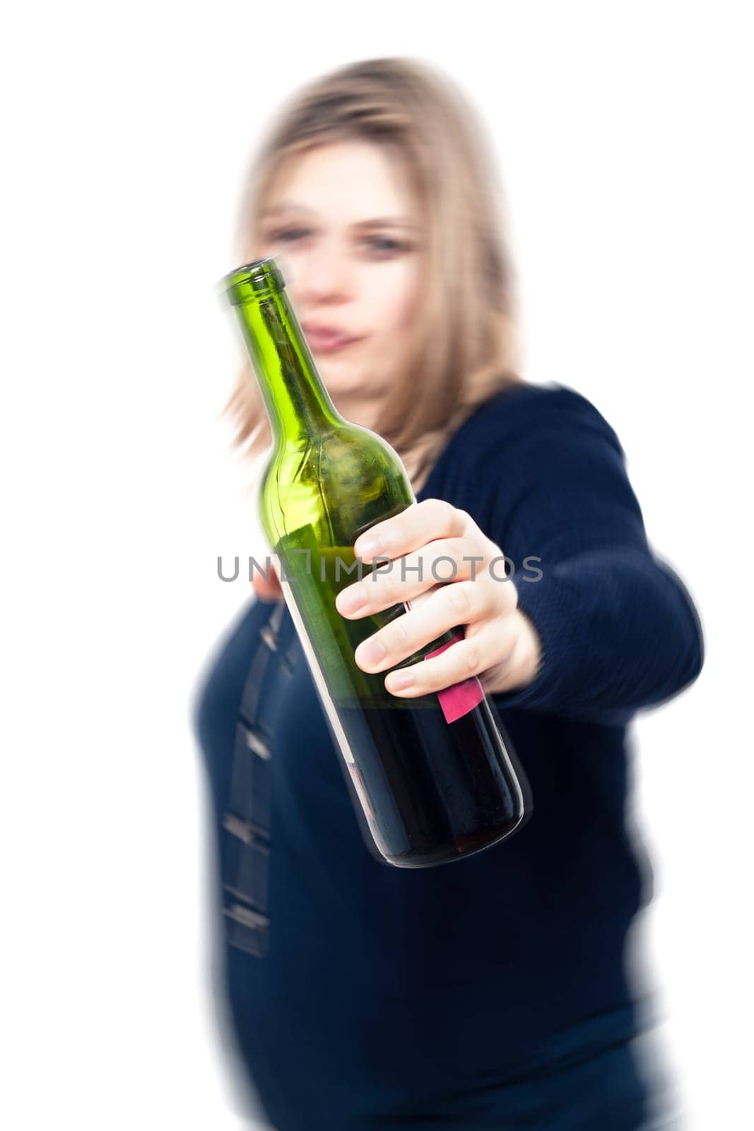 Drunk woman by JanMika_1