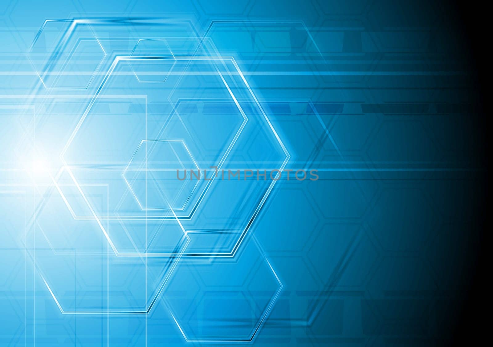 Blue hi-tech design. Vector illustration eps 10