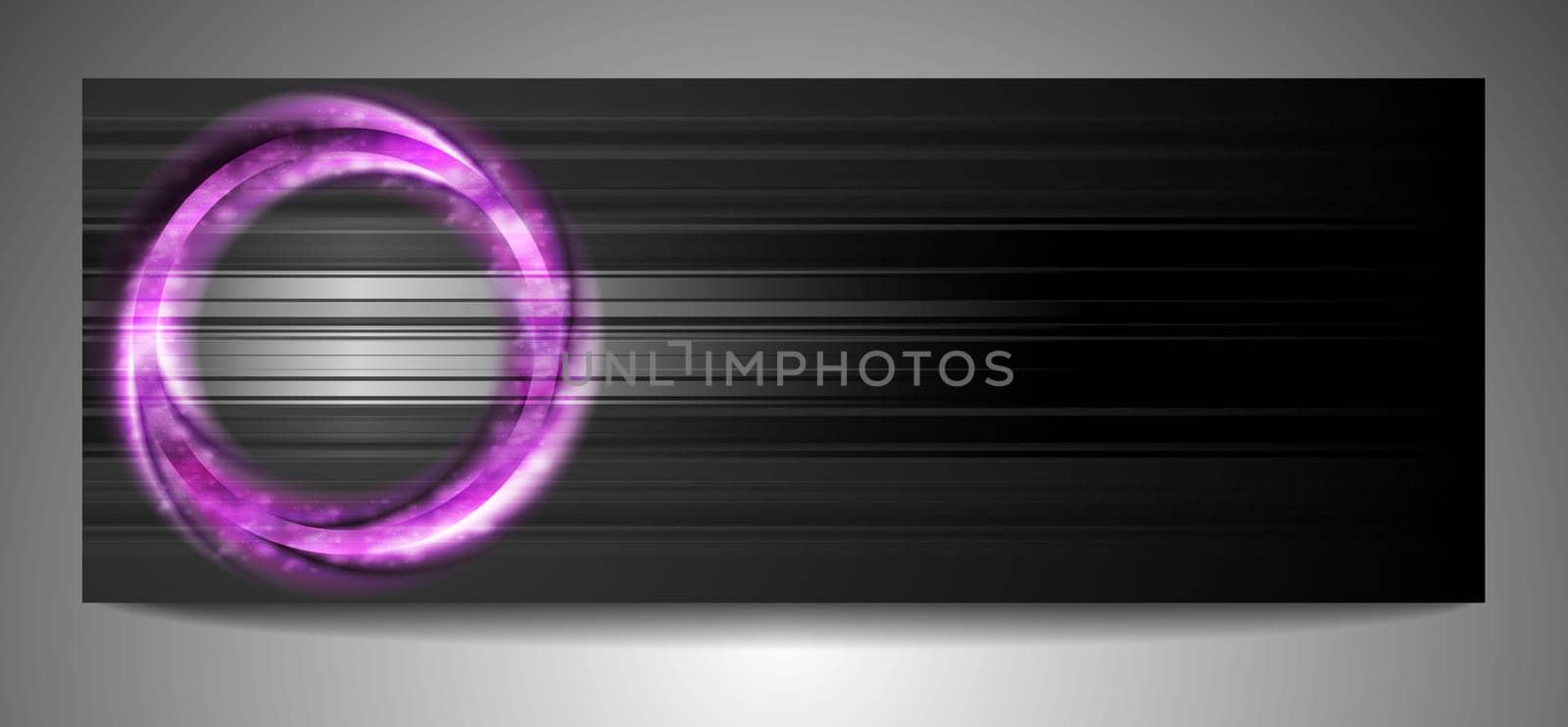 Abstract dark banner. Eps 10 vector