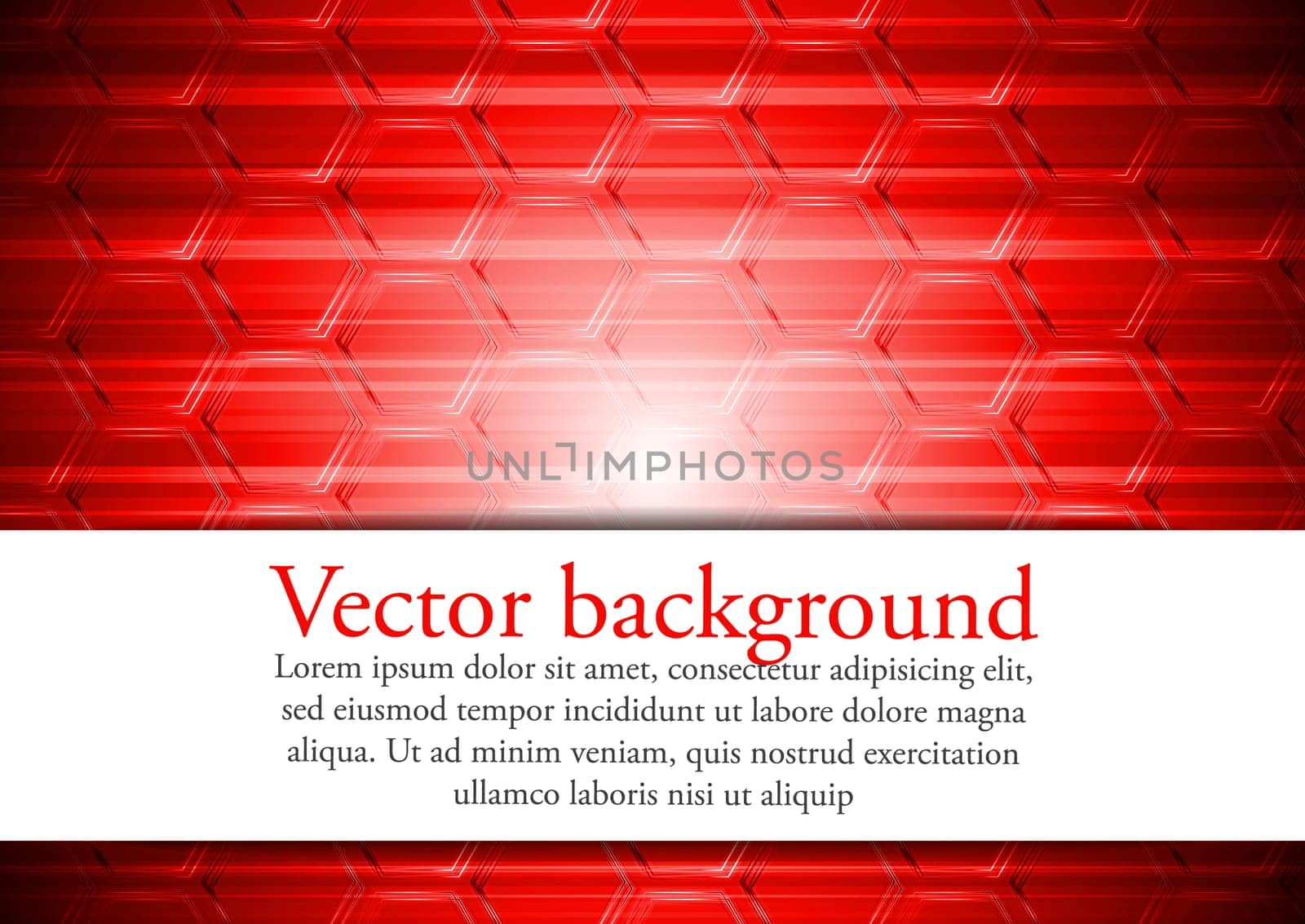 Red technical background. Eps 10 vector illustration