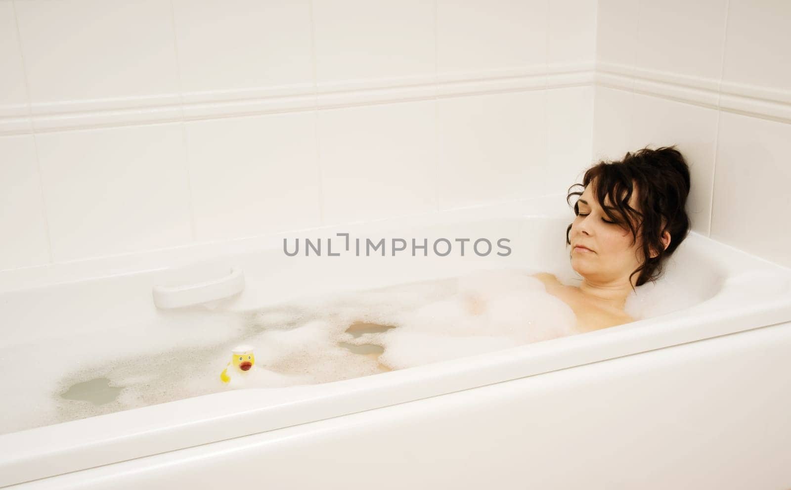 bathtime with duck