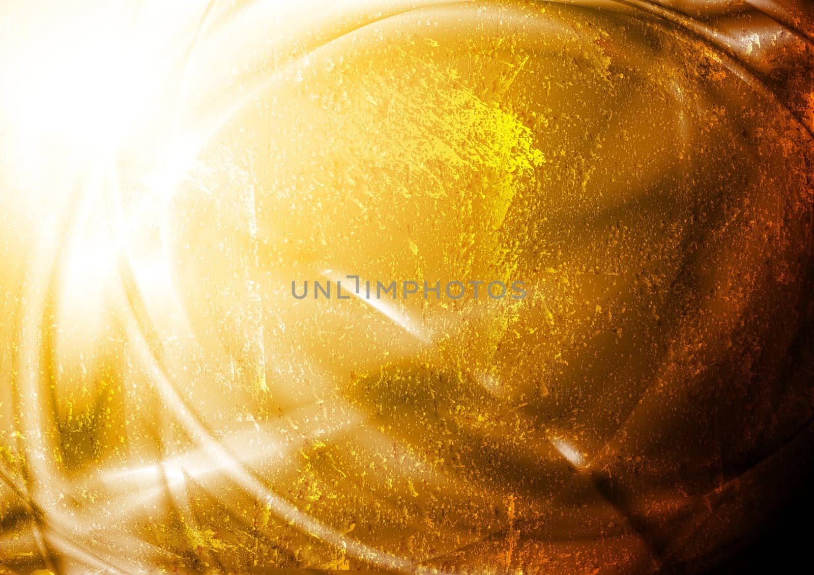 Bright golden design. Grunge style eps 10
