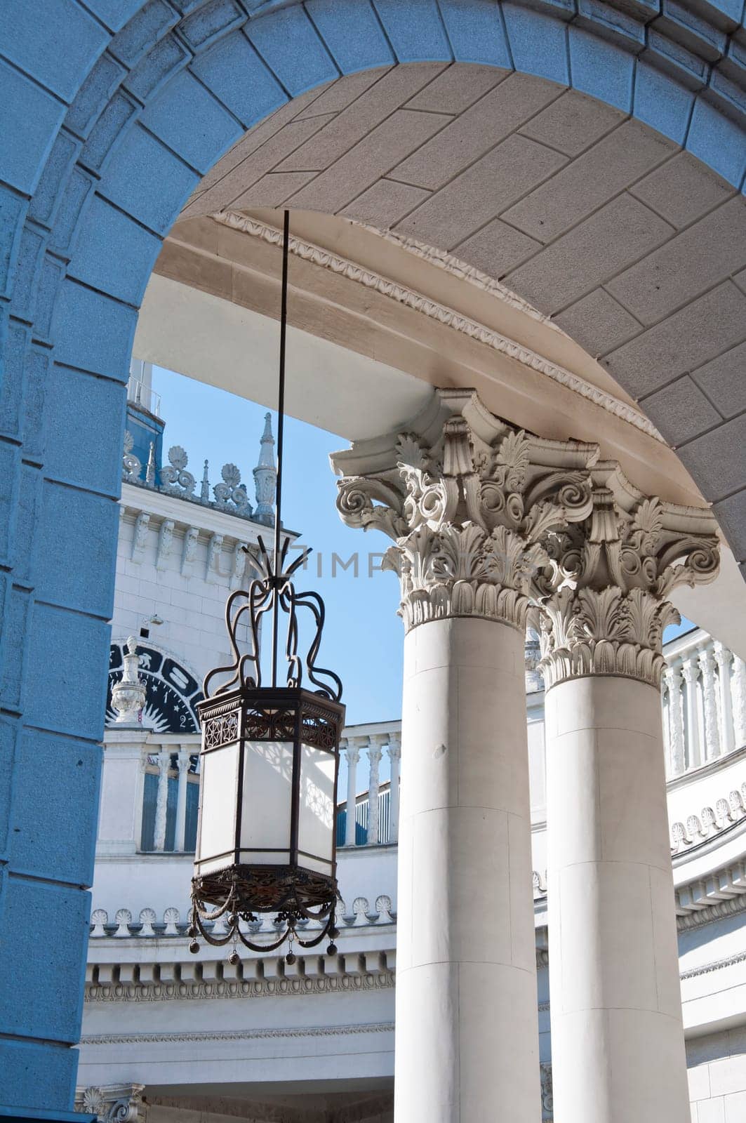 The railway station in Sochi. The architectural monument built 50 years