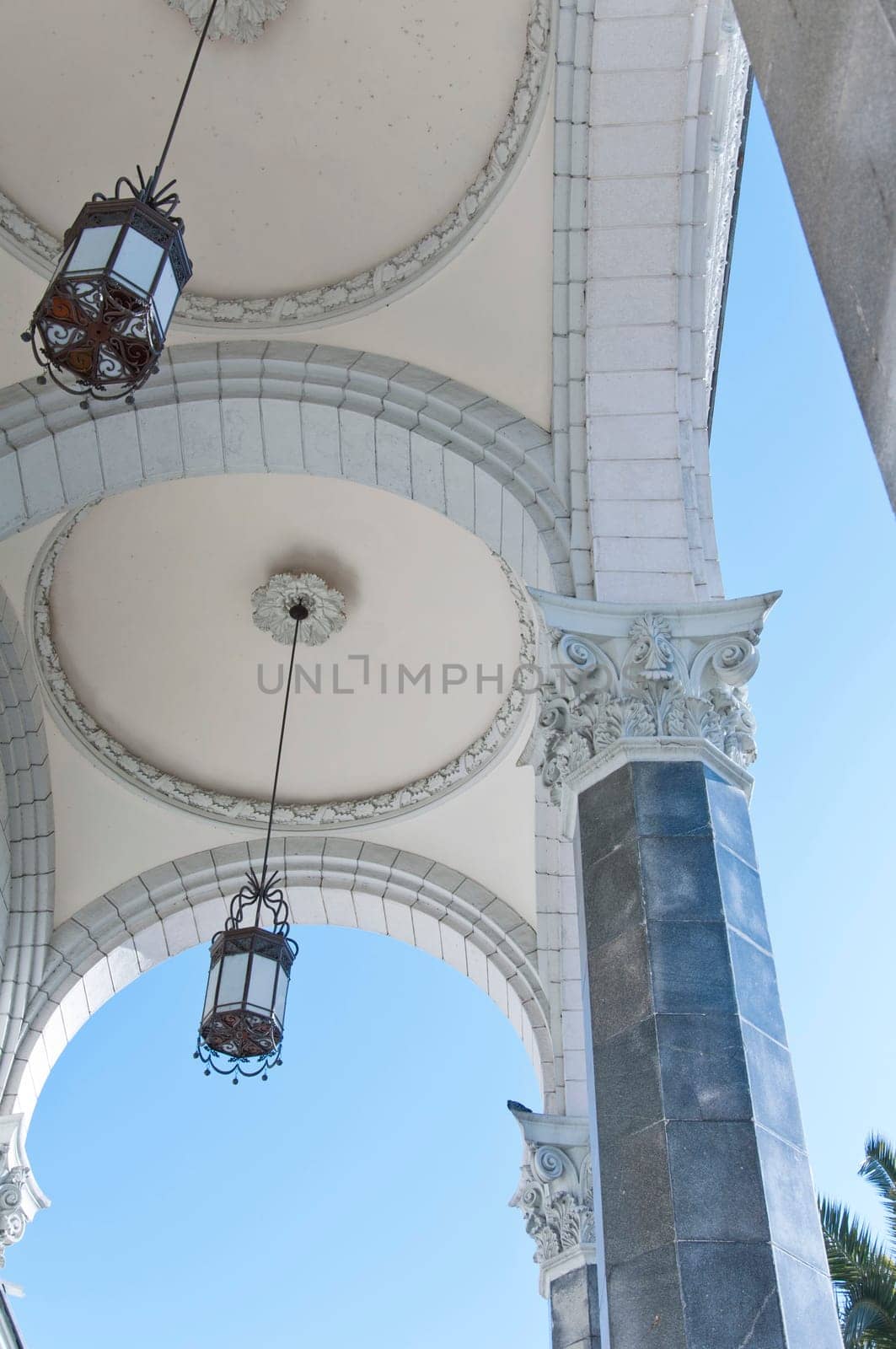 The railway station in Sochi. The architectural monument built 50 years