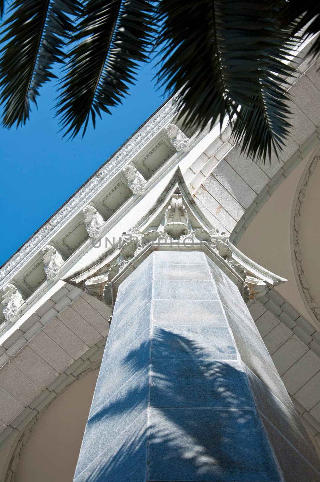 The railway station in Sochi. The architectural monument built 50 years