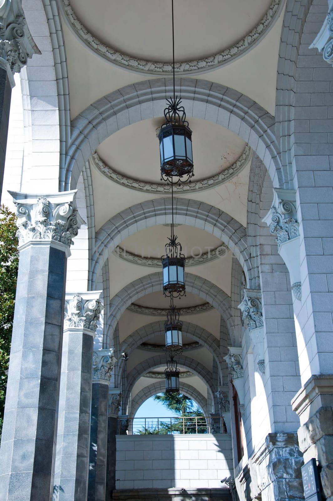 The railway station in Sochi. The architectural monument built 50 years