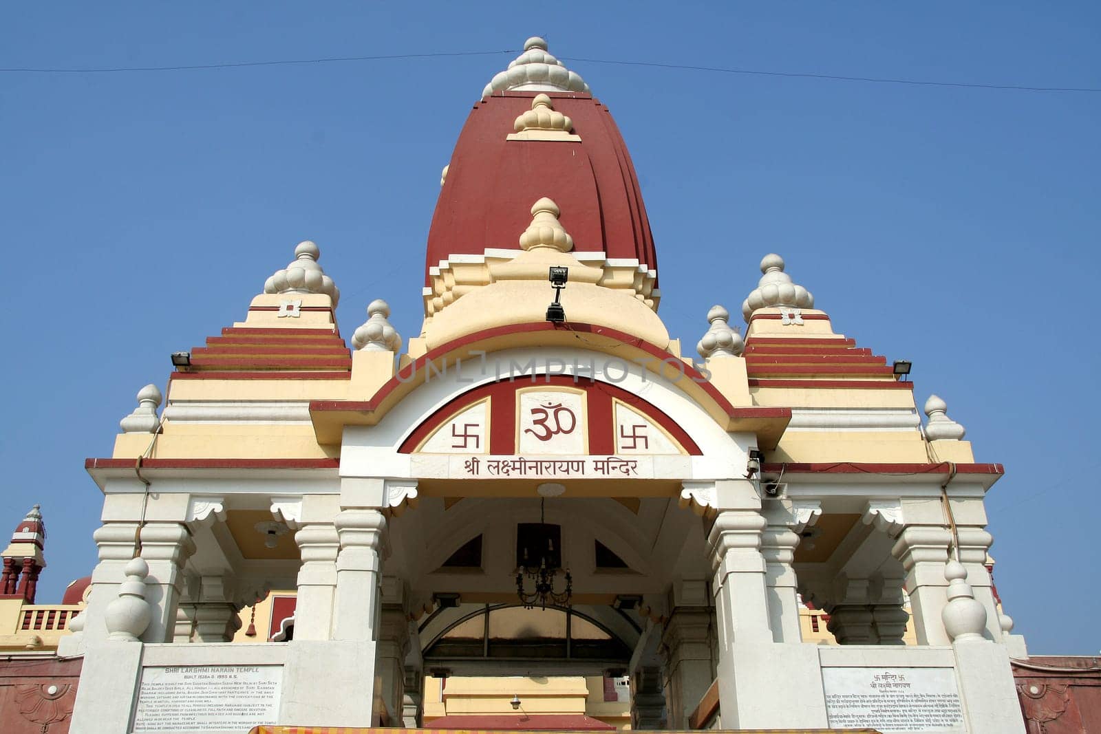 Lakshminarayana Temple, also known as Birla Mandir, in Delhi, India, Asia