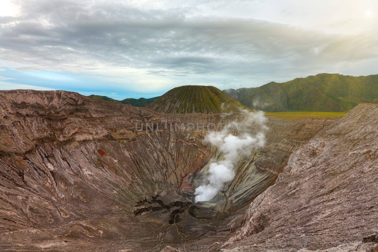 Crater of the volcano Bromo. Java. Indonesia