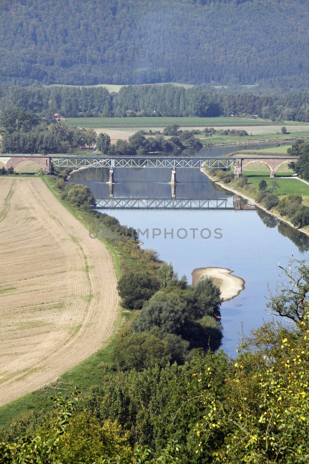 The Weser near Fürstenberg