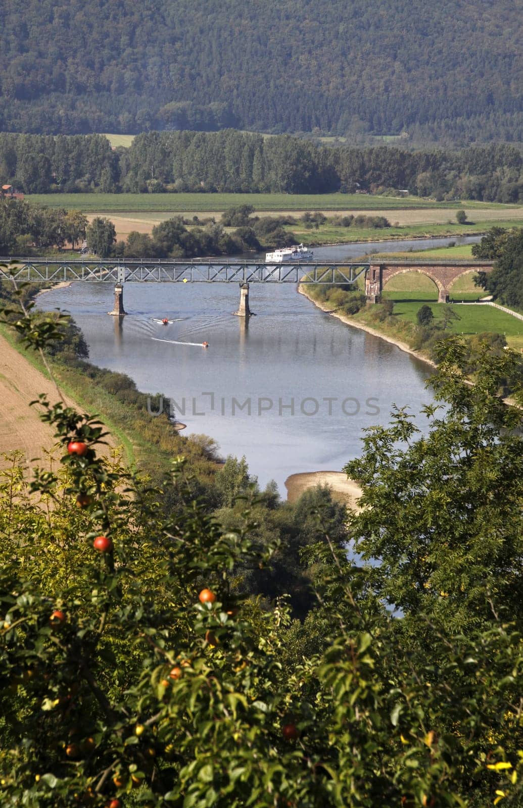 The Weser near Fürstenberg