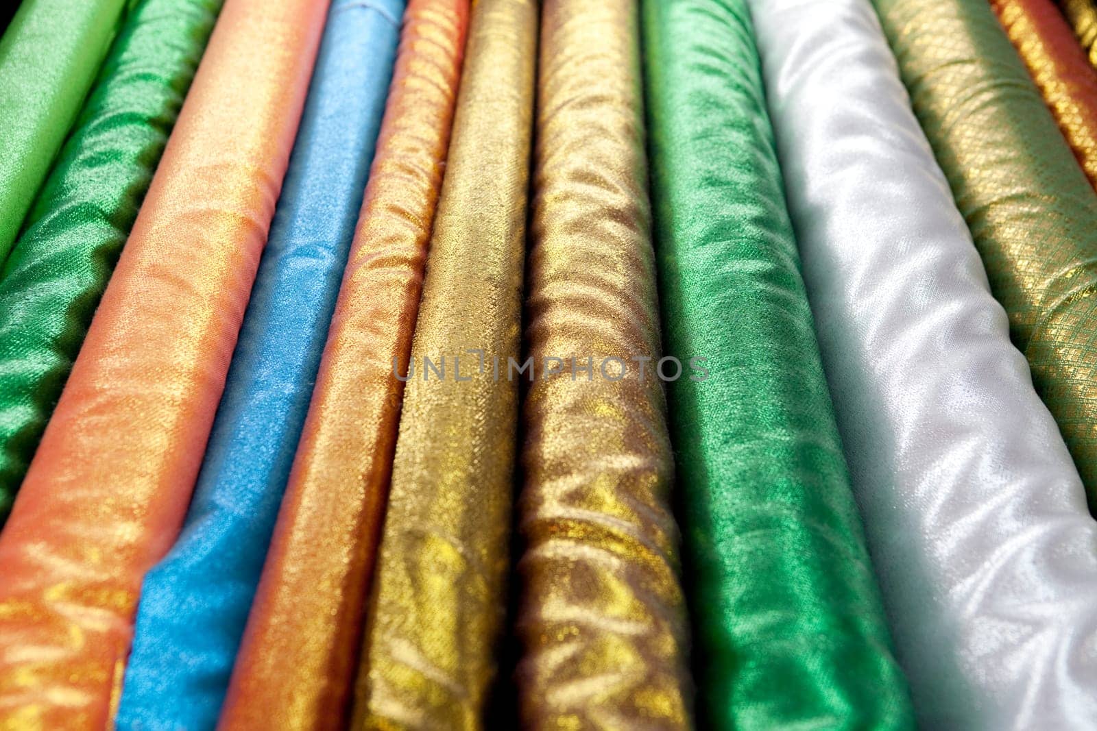 A background abstract of shiny cloth