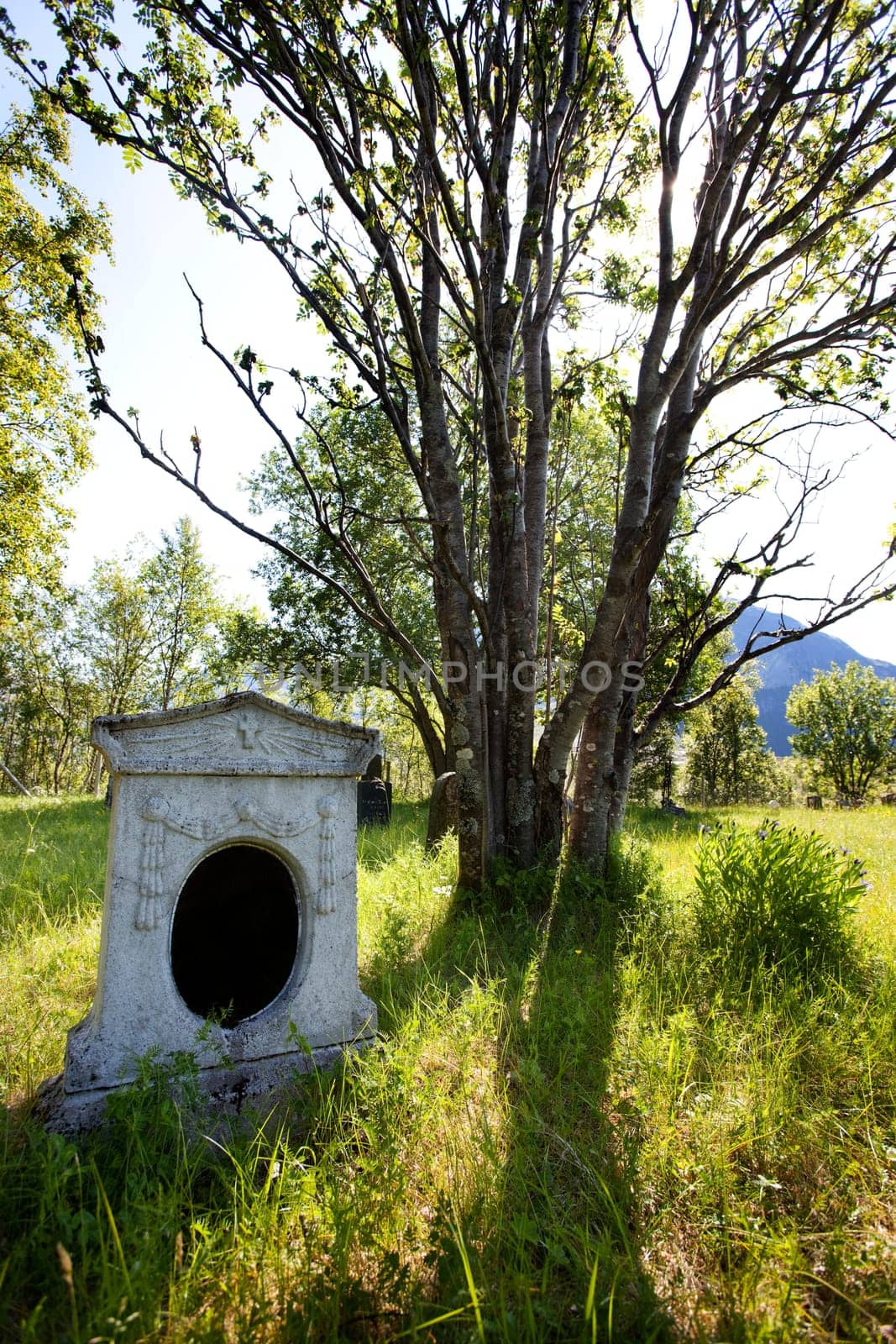 An old graveyard in northern Norway