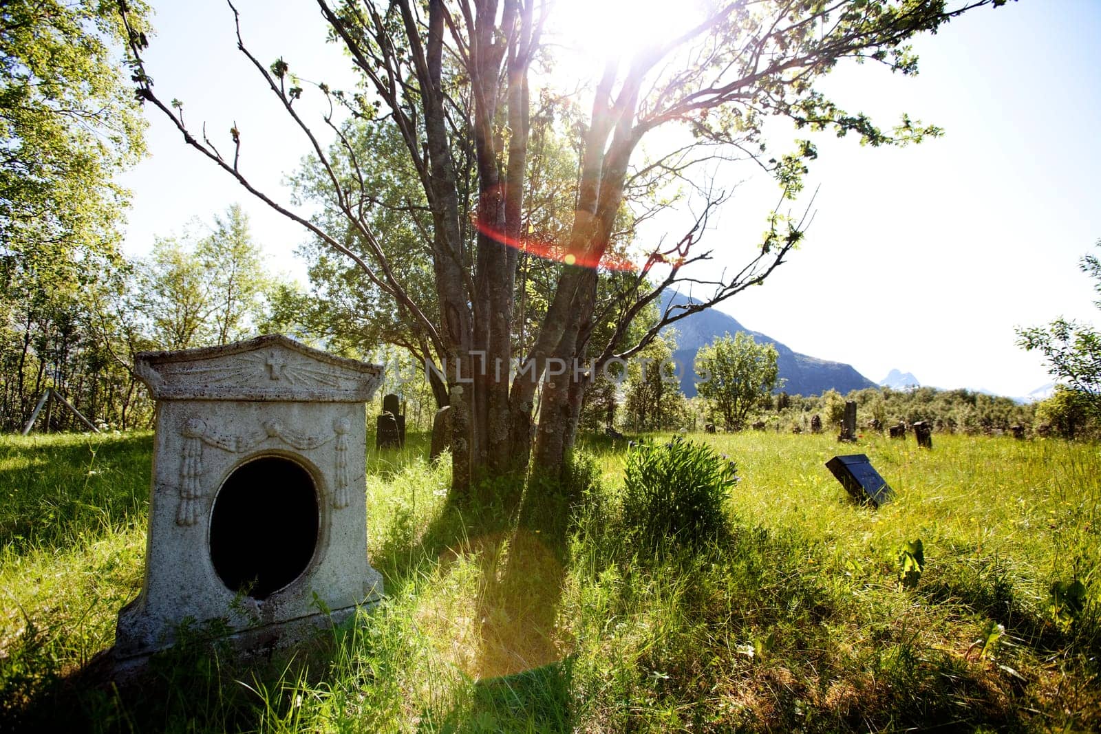 An old graveyard in northern Norway