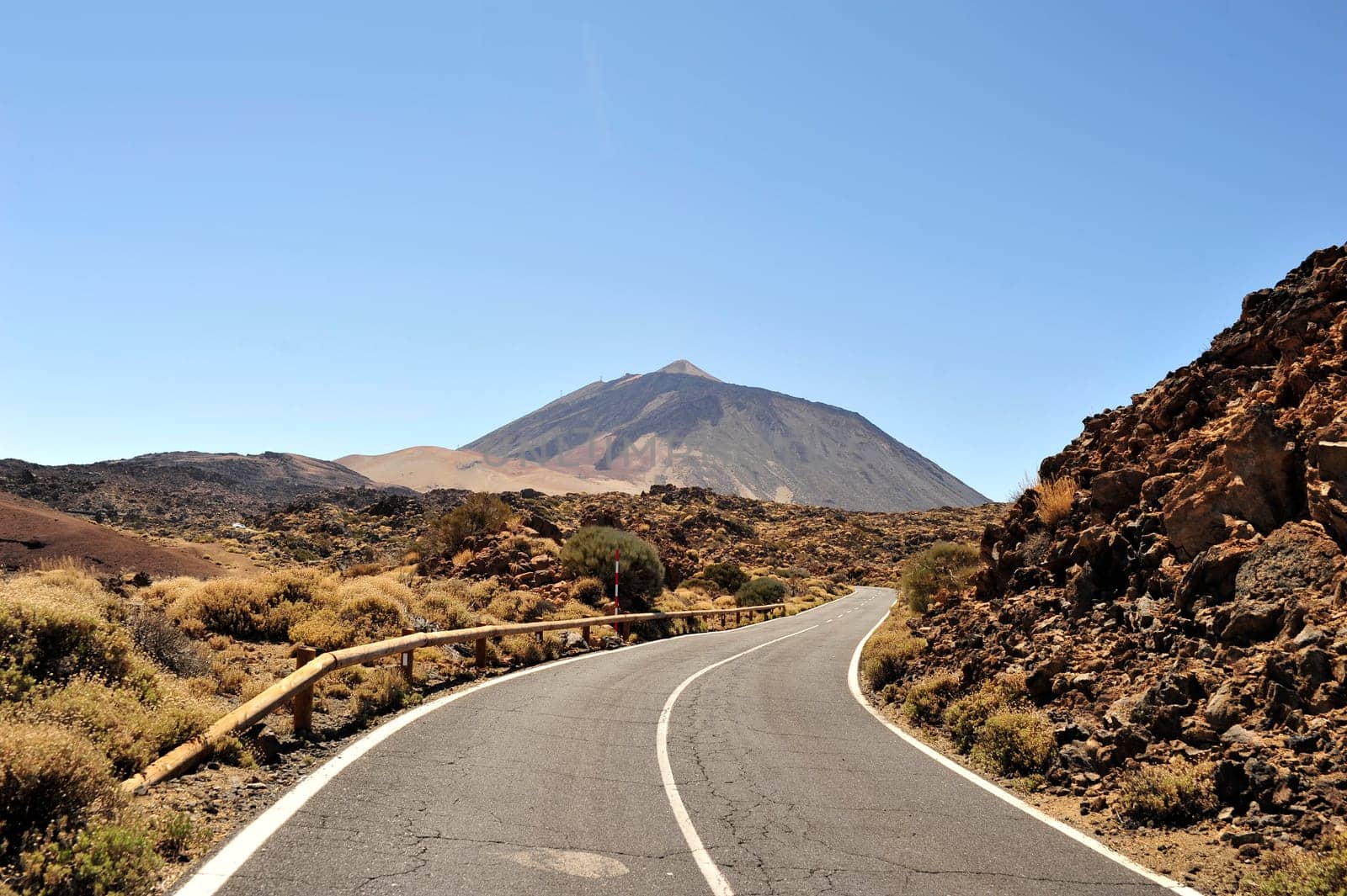 On the way to El Teide in Tenerife