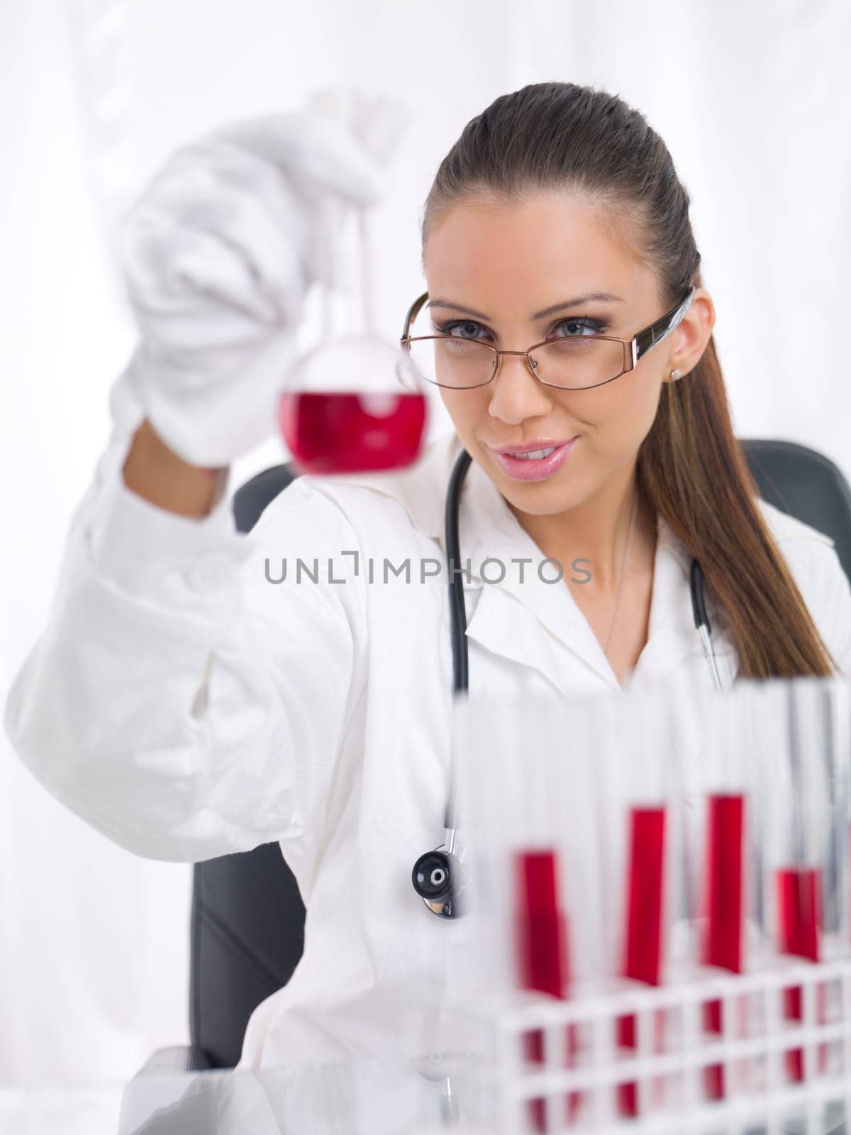 20-25 years old beautiful female doctor