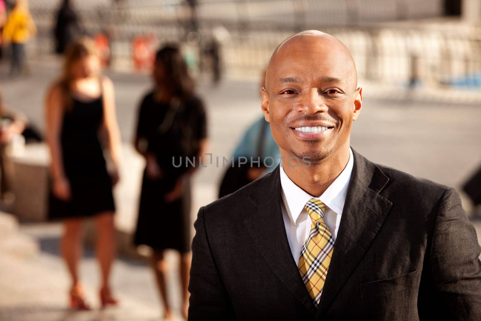 A happy business man with a nice smile