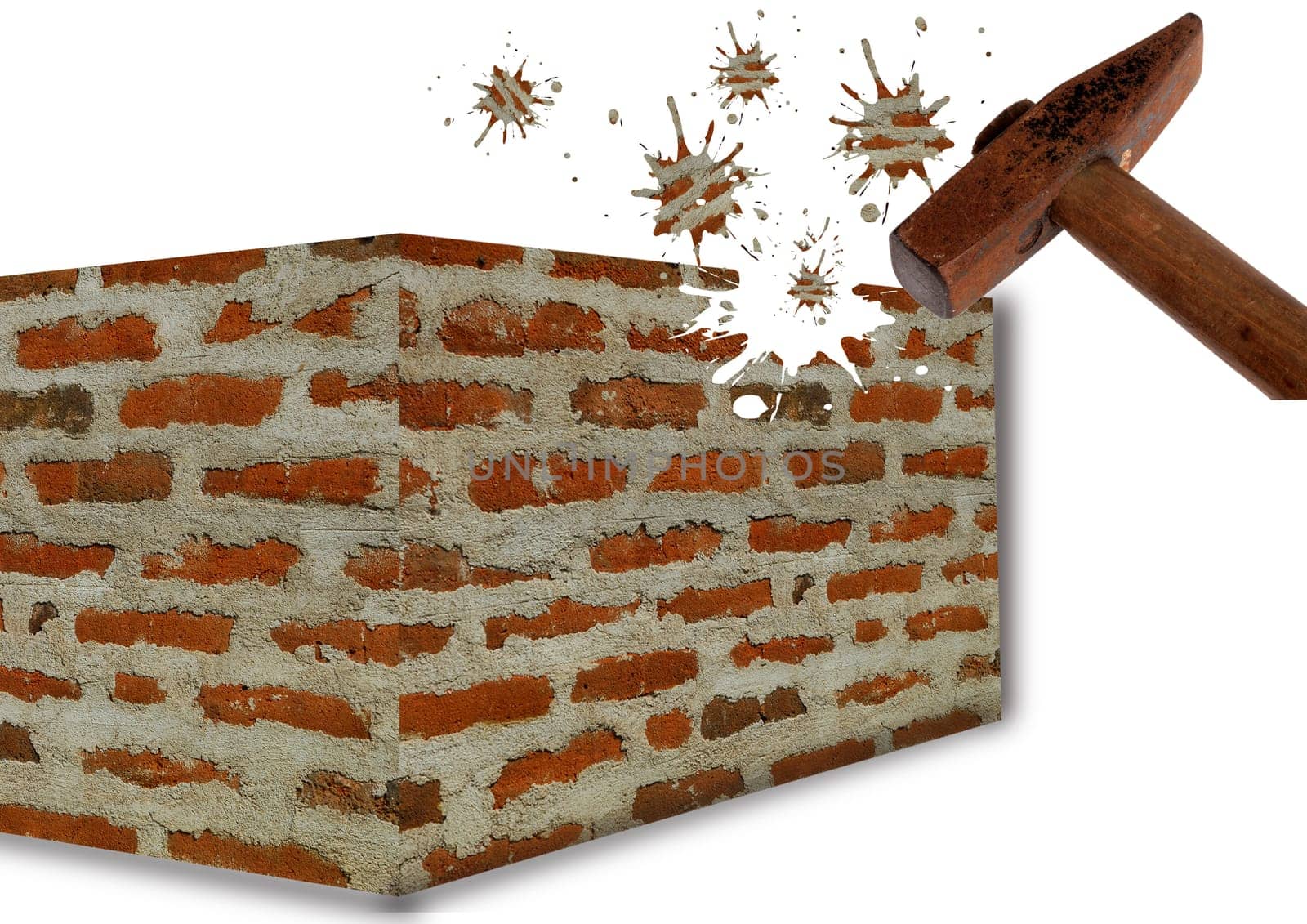 dejected wall