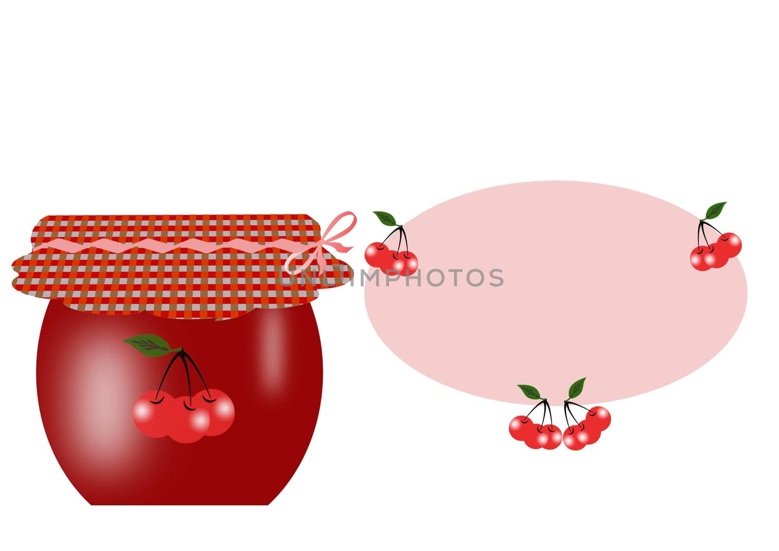 jar of cherry jam