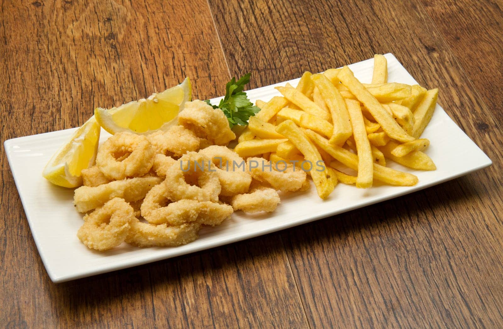 a dish with mixed fried