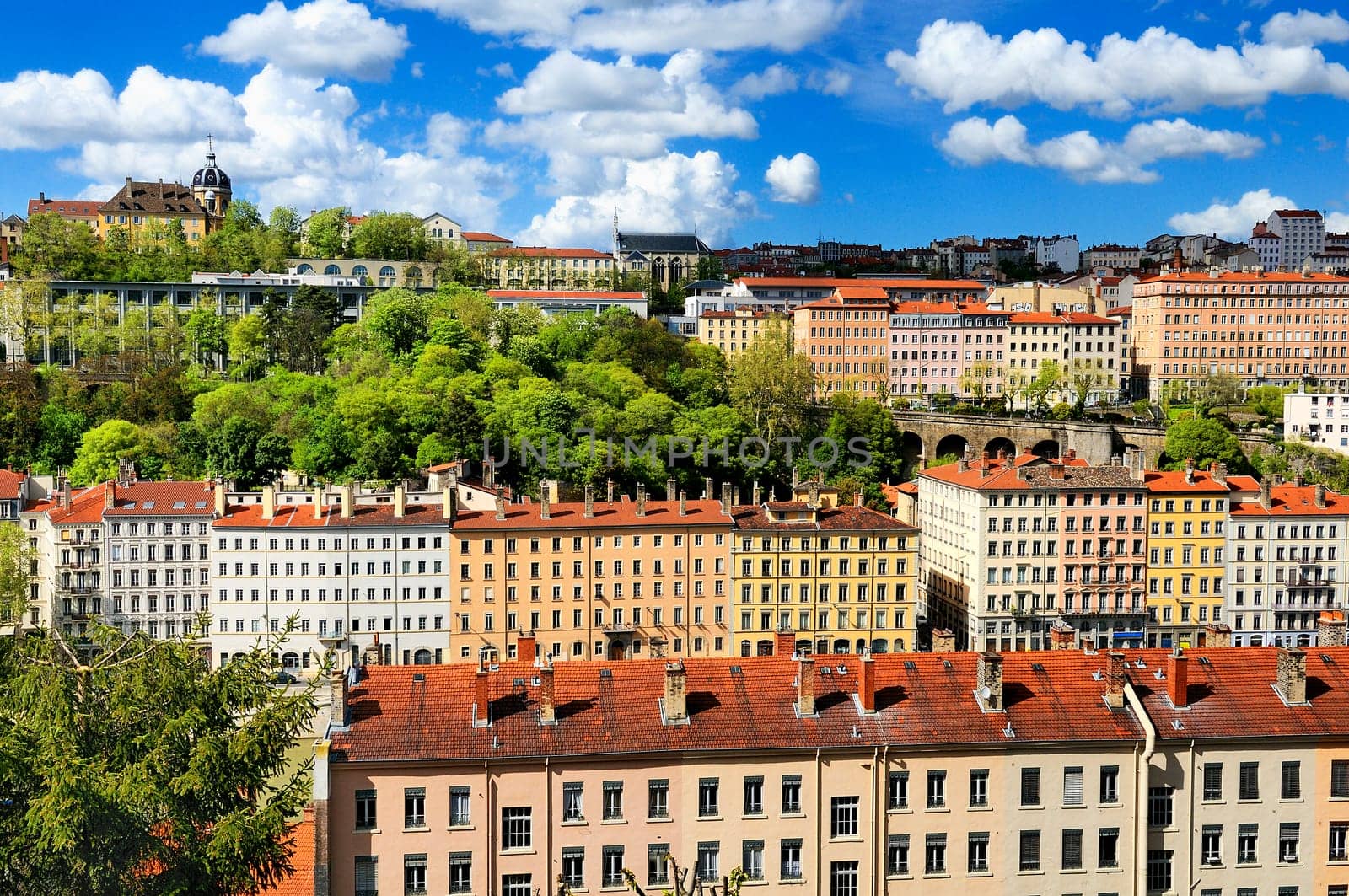 part of the city of Lyon, France