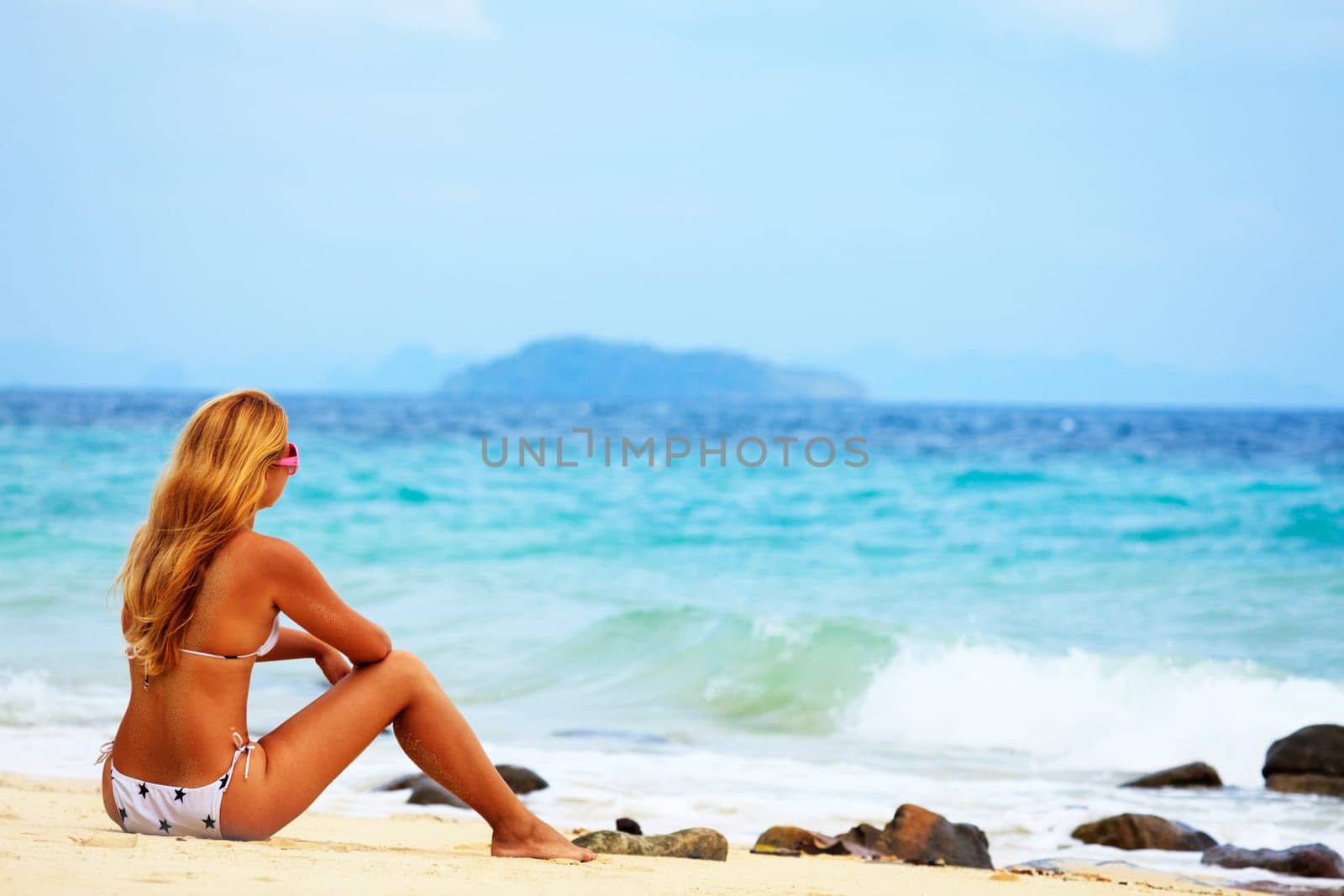 Woman on the beach